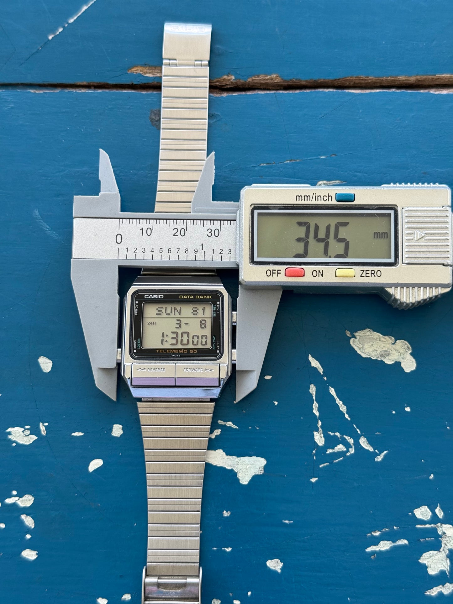 Vintage 80s Casio Data Bank DB-500 Digital Watch