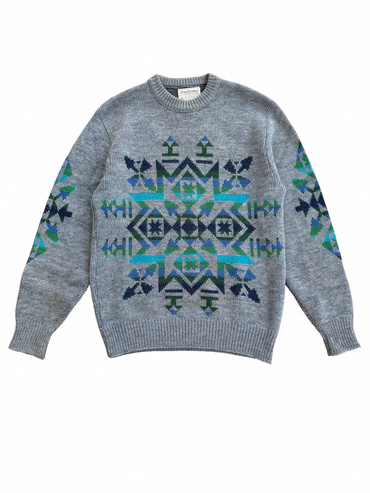 Vintage 1980s Pendleton High Grade Western Wear Wool Sweater