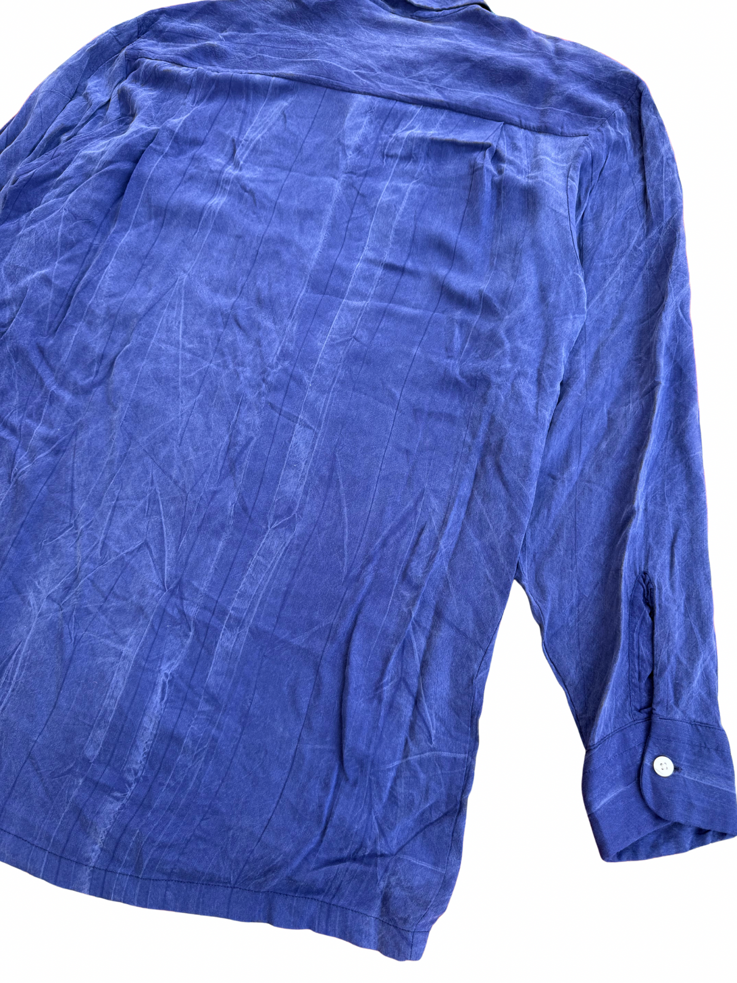 Vintage 1980s David’s Stitch Rayon Western Shirt