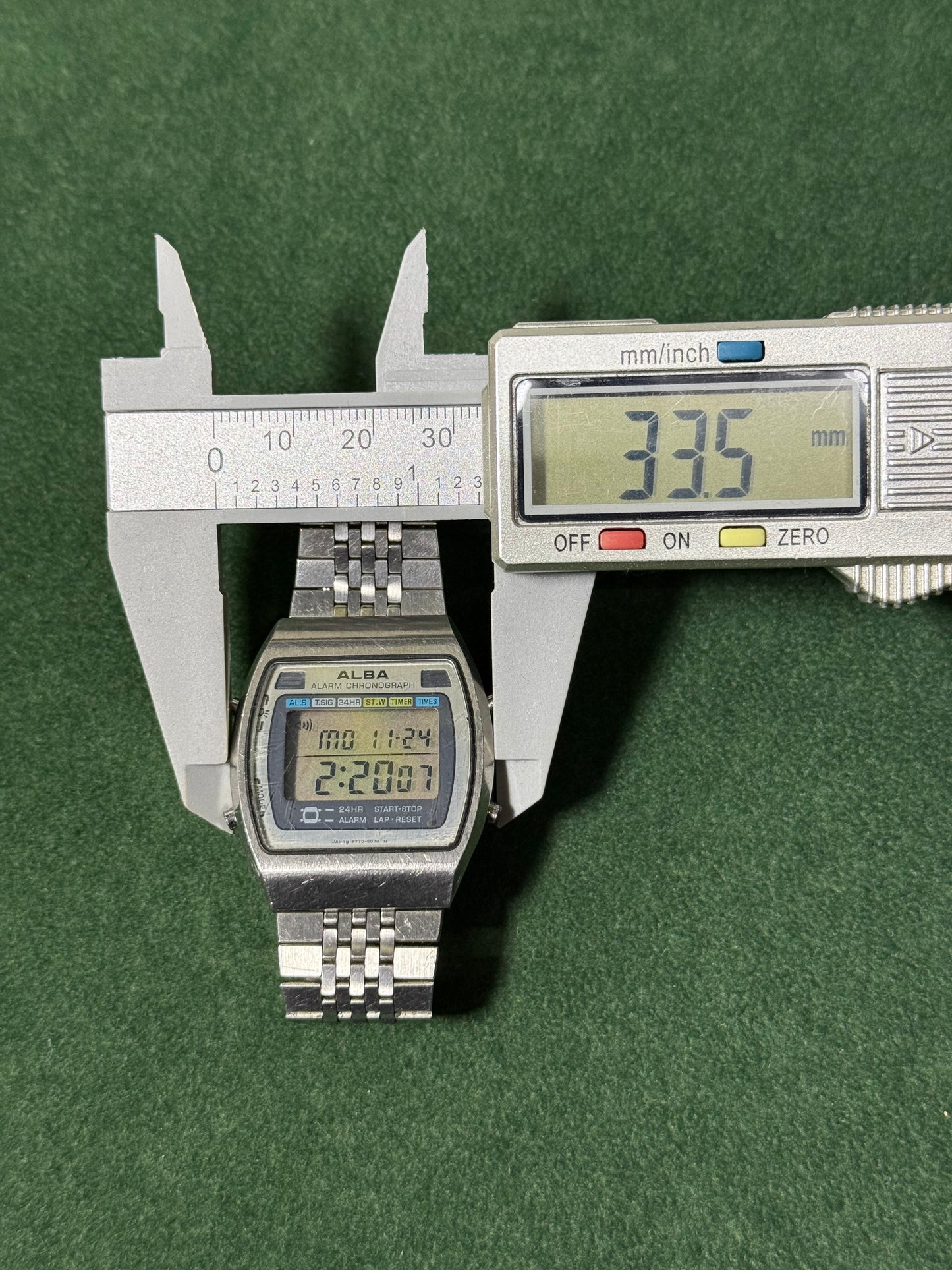 Vintage 1980s ALBA Digital Watch – Y770-5080 Japan