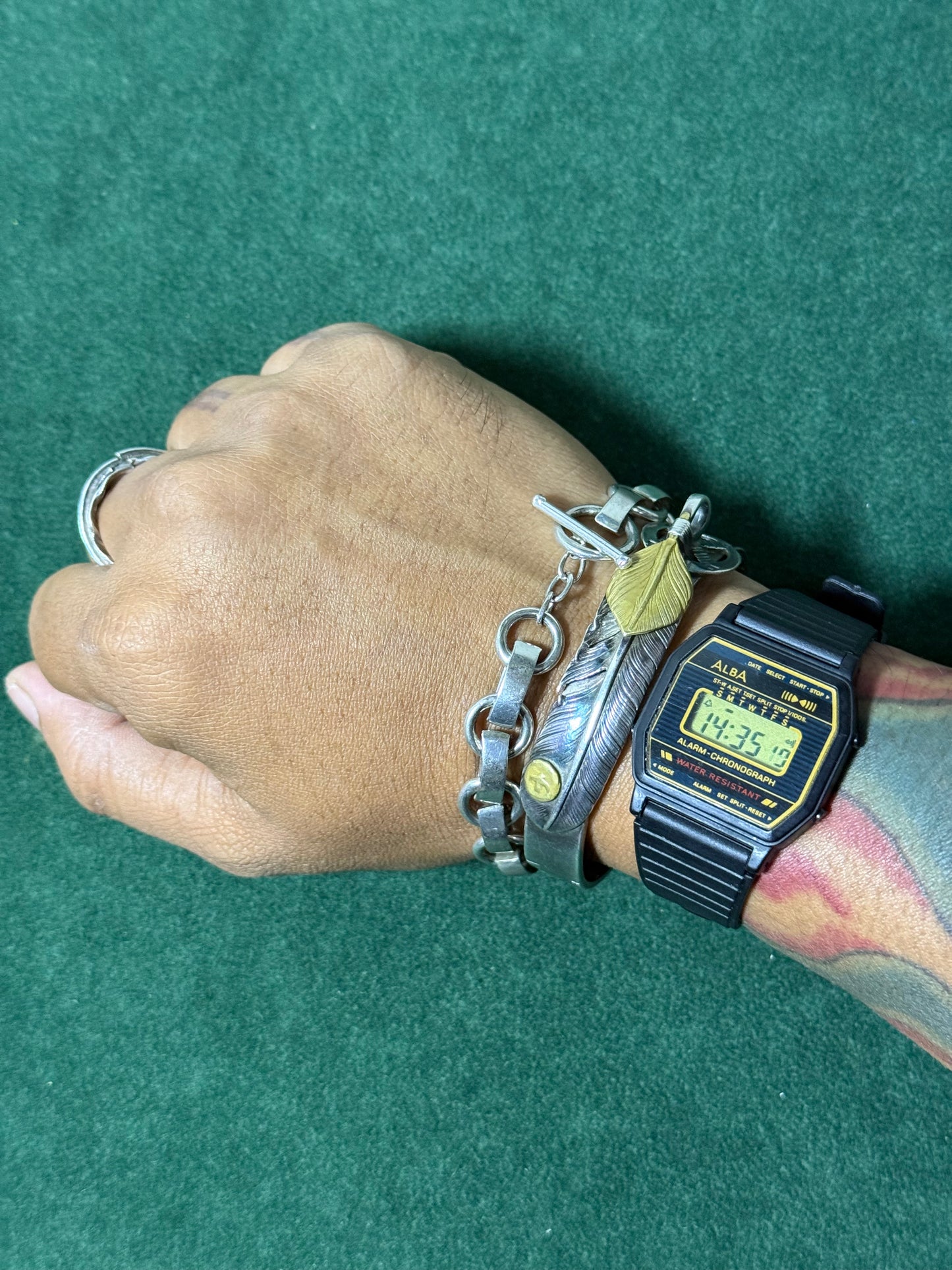 Vintage ALBA Digital Watch – Y799-4A78 – Alarm Chronograph Retro