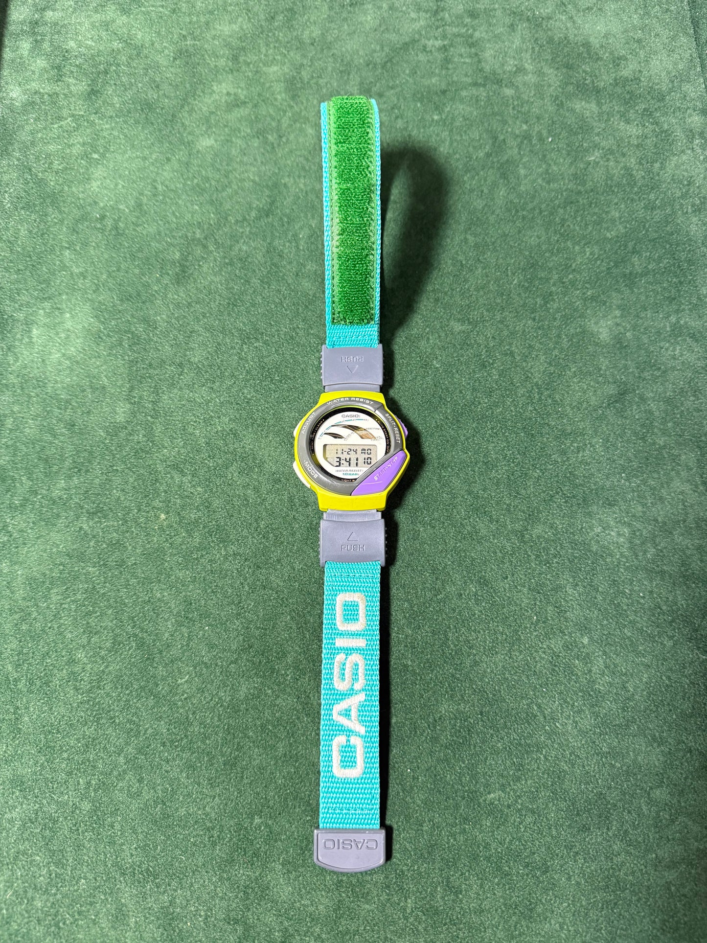 Vintage Casio SKX-1110 Retro Yellow/Purple