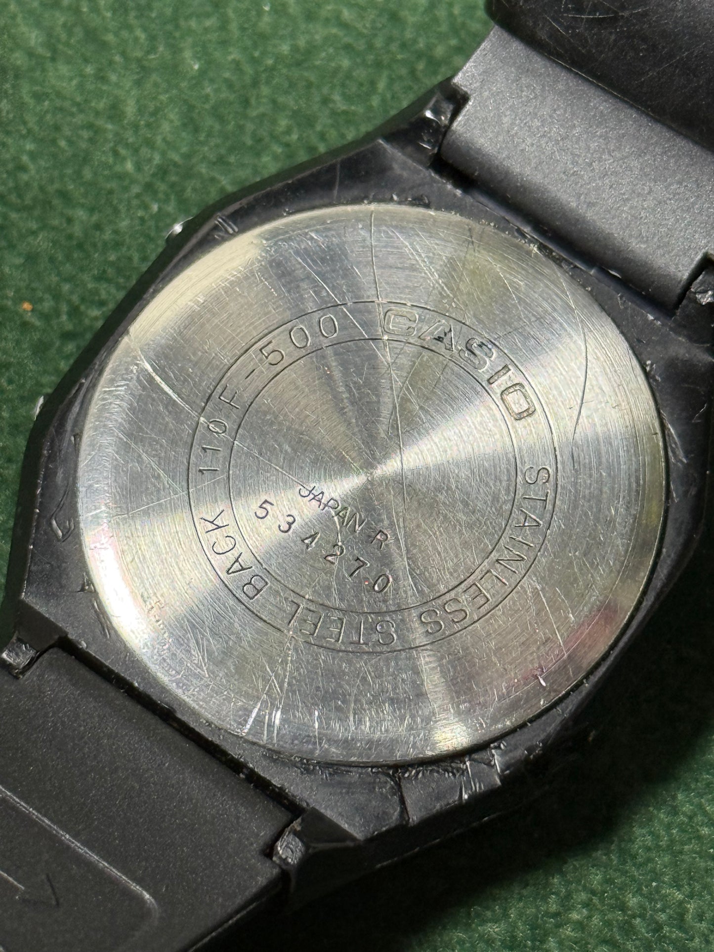 Vintage Casio F-500 Digital Watch 1980s Japan