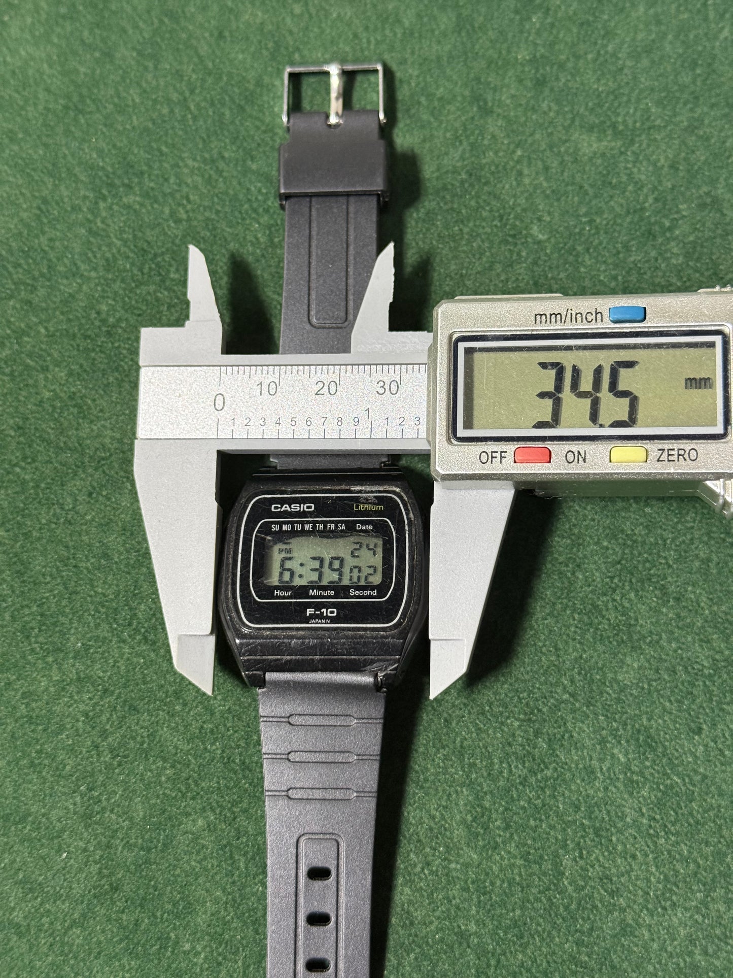 Vintage Casio F-10 Digital Watch 1980s Japan