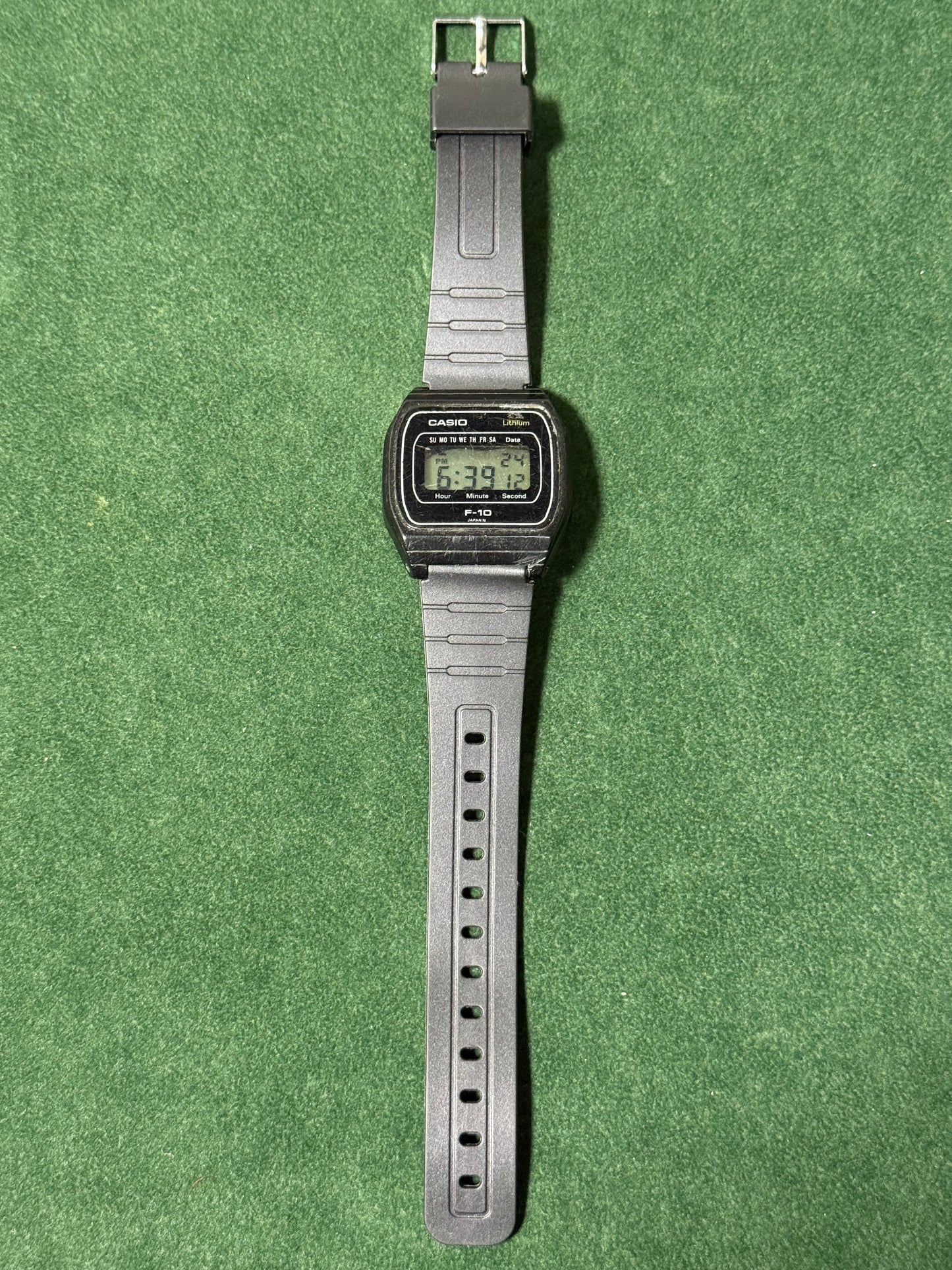 Vintage Casio F-10 Digital Watch 1980s Japan