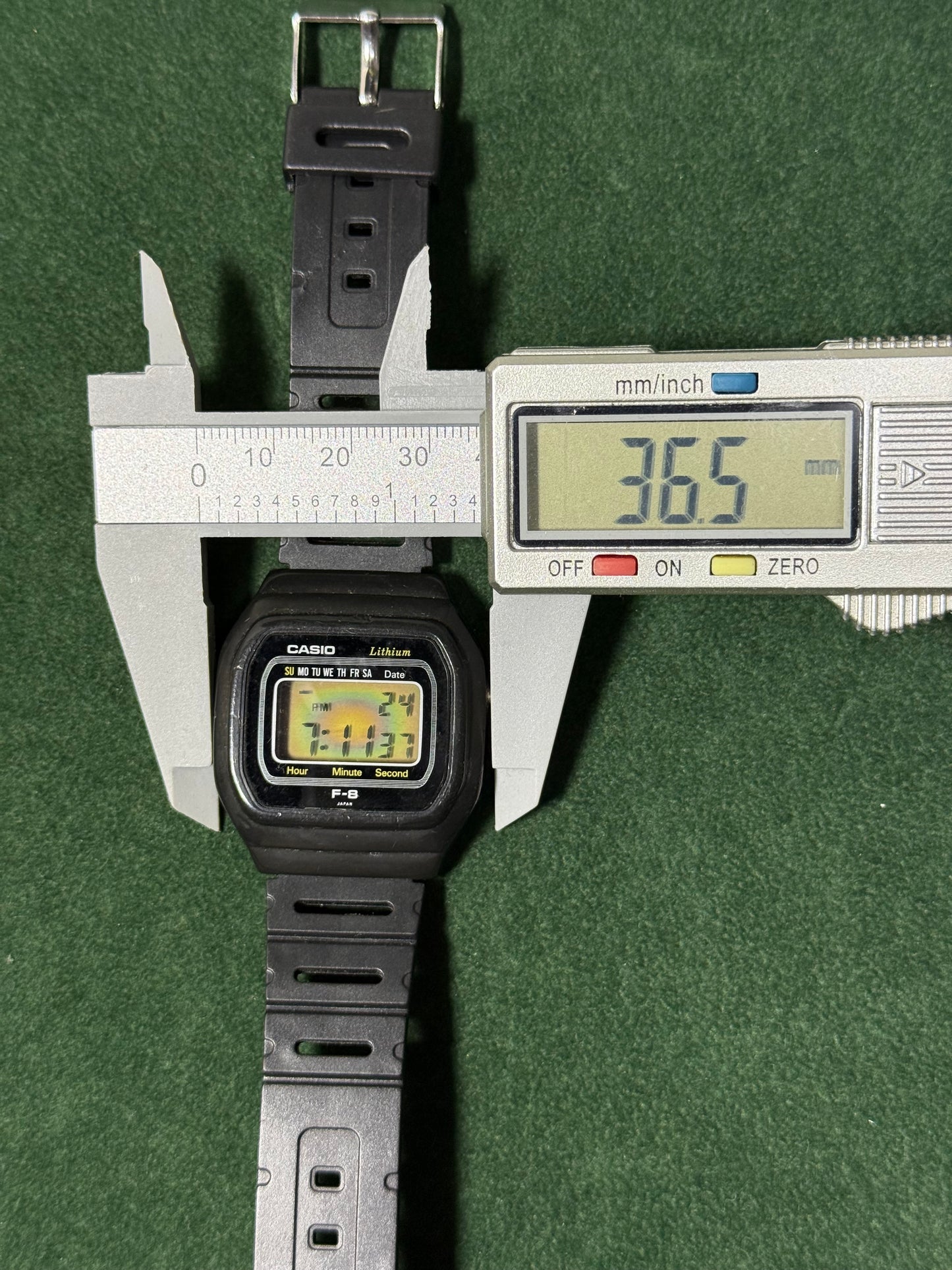 Vintage Casio F-8 Digital Watch 1980s Japan