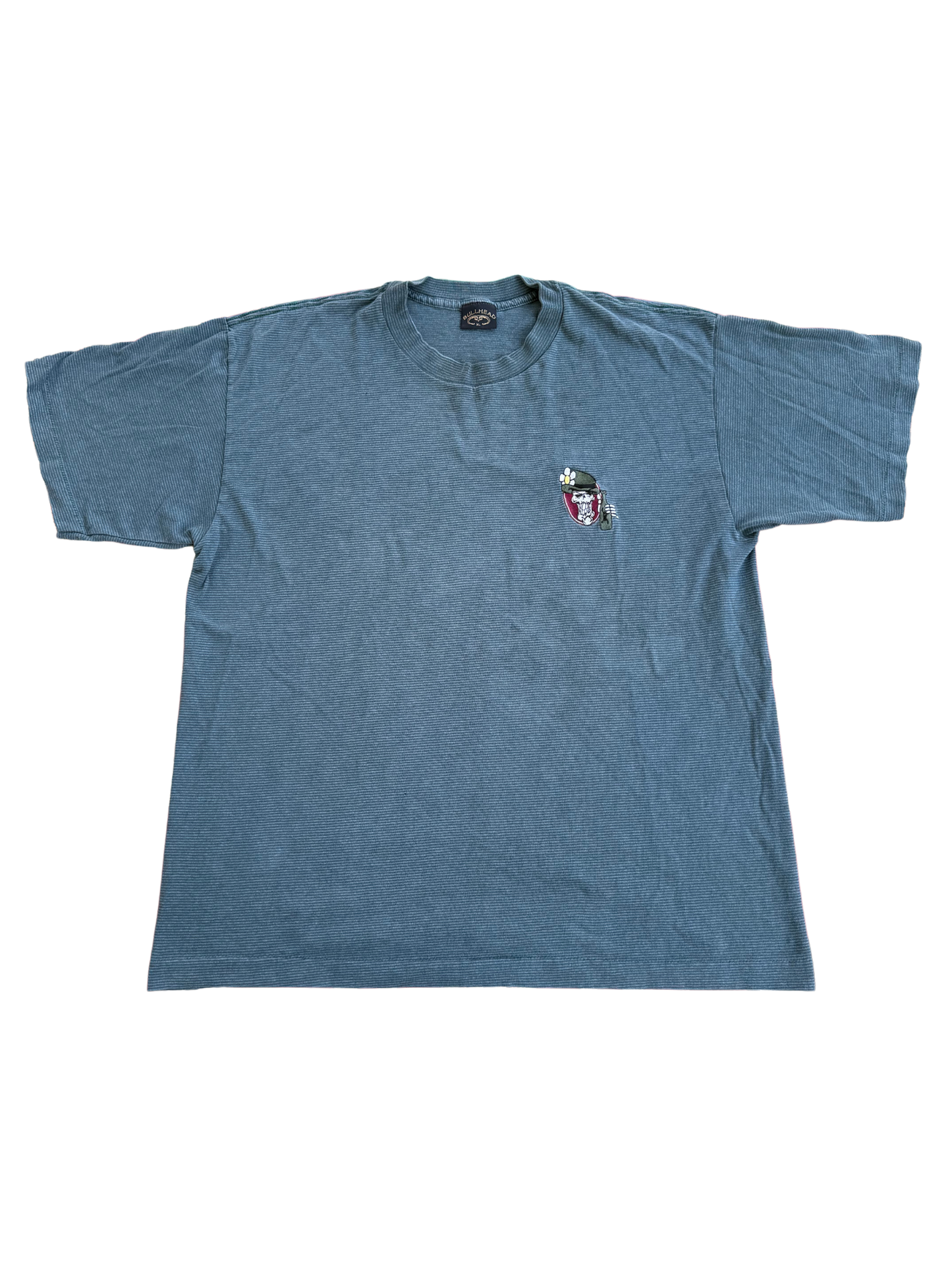Vintage Bullhead “Flower Soldier” Ribbed Knit Tee