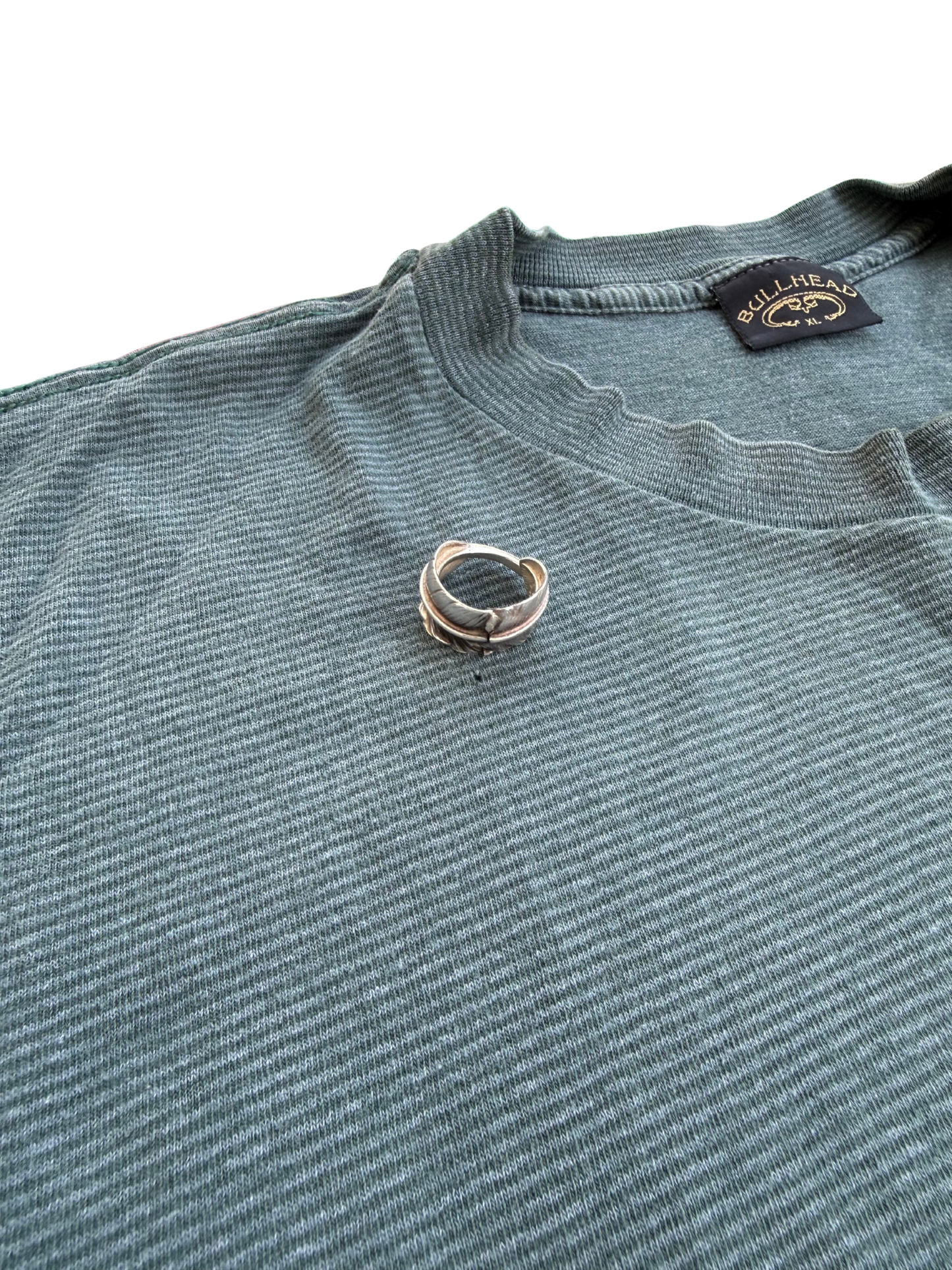 Vintage Bullhead “Flower Soldier” Ribbed Knit Tee