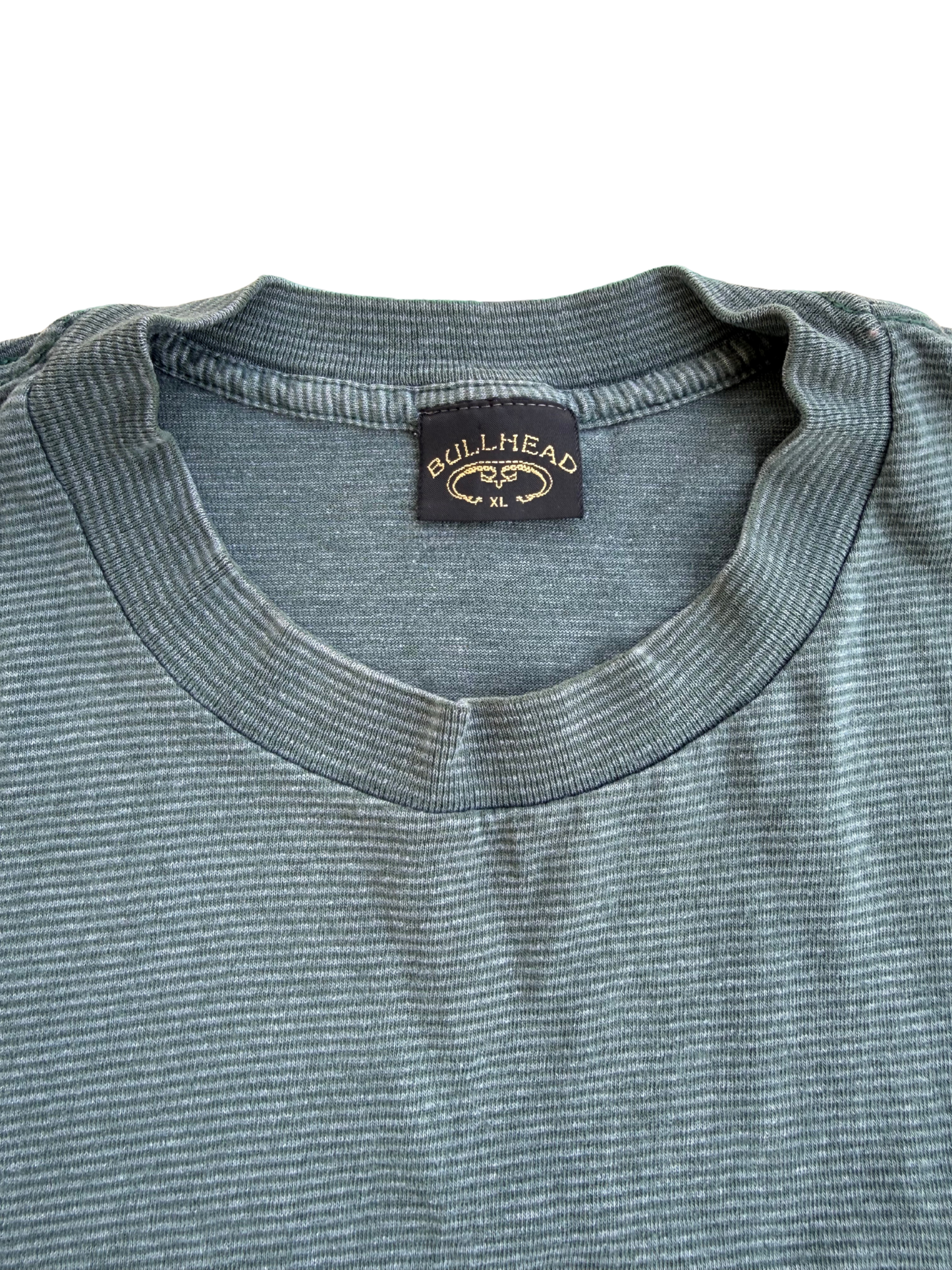 Vintage Bullhead “Flower Soldier” Ribbed Knit Tee