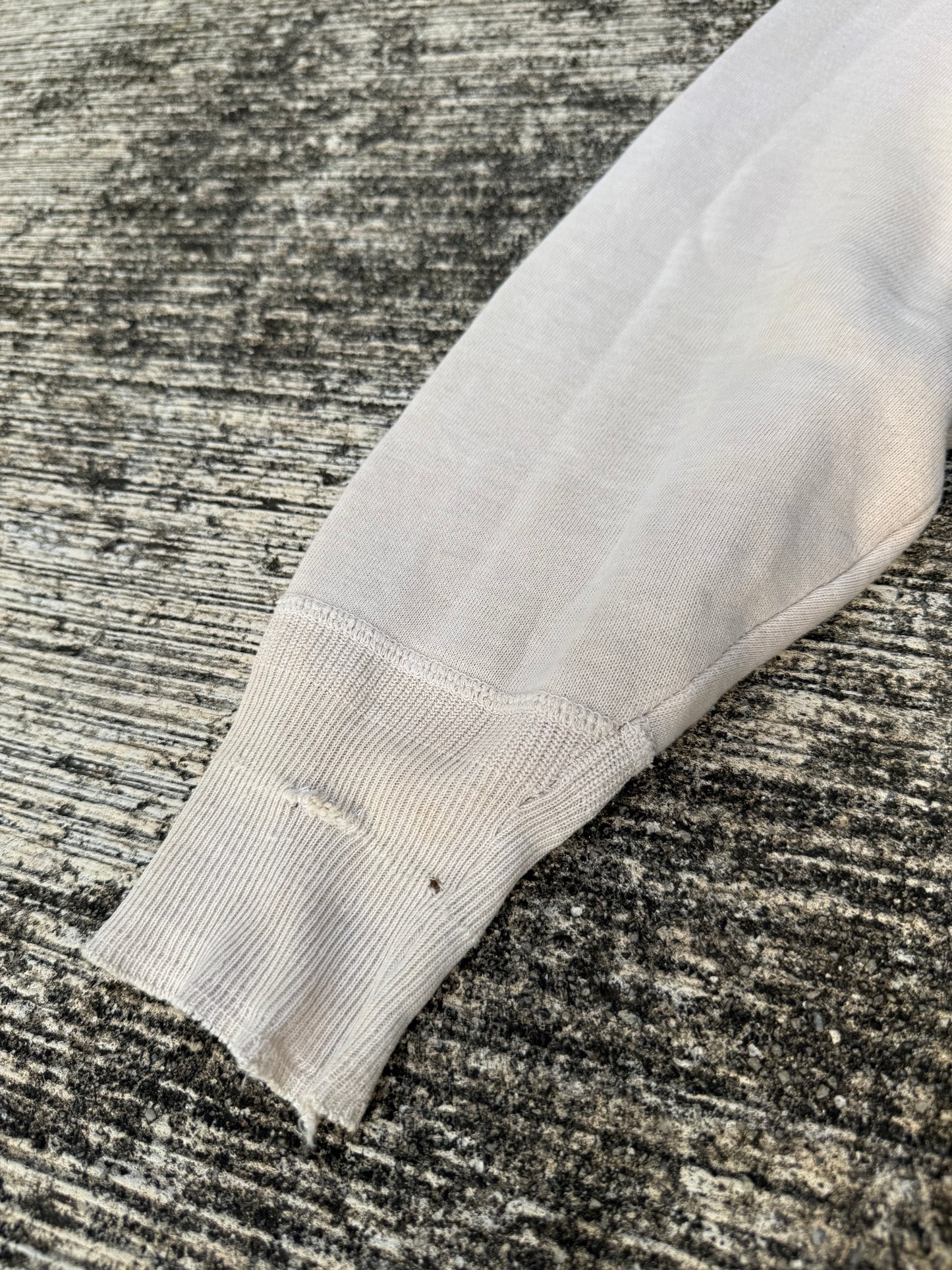 Vintage White Henley Shirt Mother of Pearl Buttons