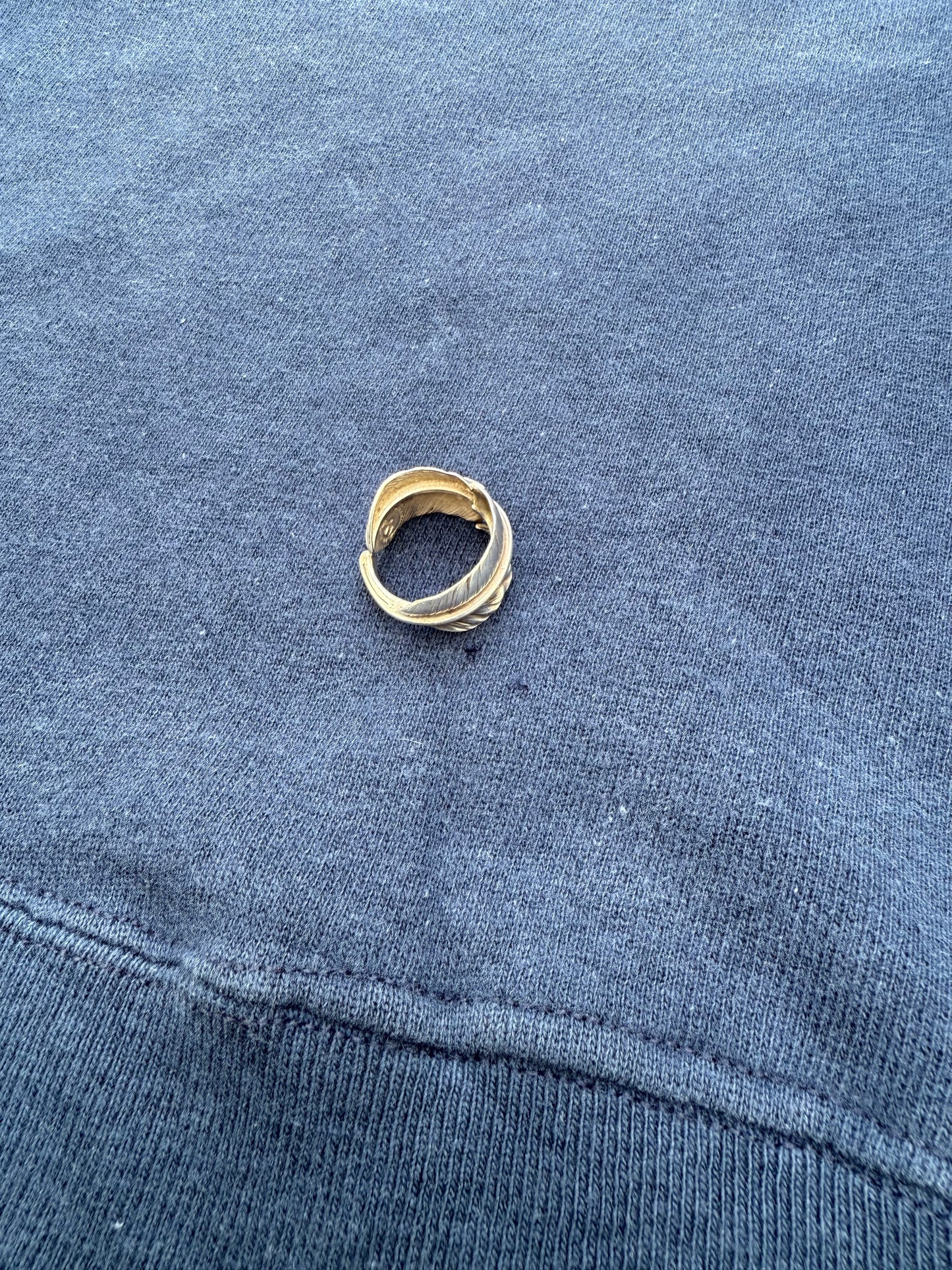 Vintage Champion Yale University Crewneck Sweatshirt Navy Blue