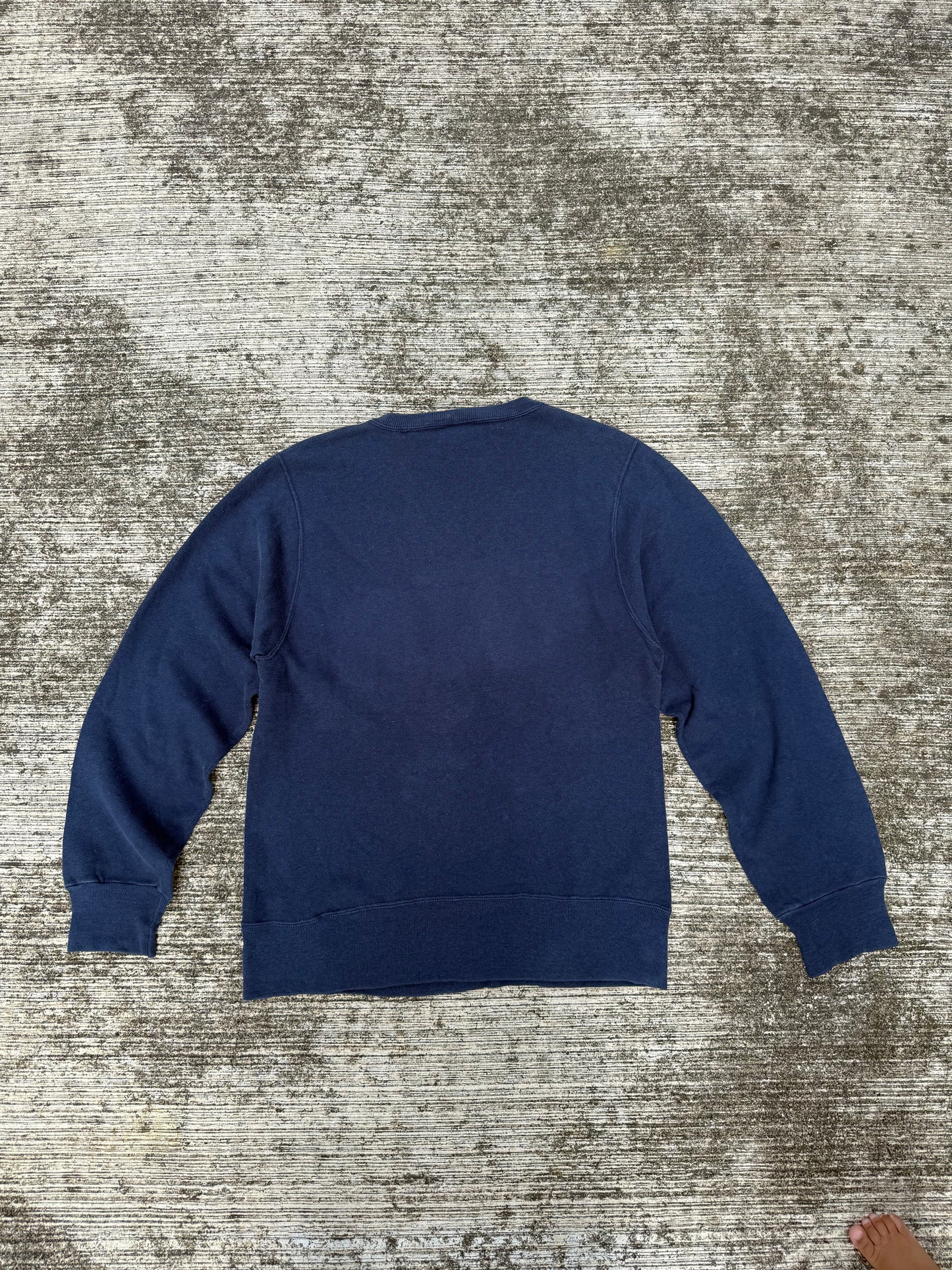 Vintage Champion Yale University Crewneck Sweatshirt Navy Blue