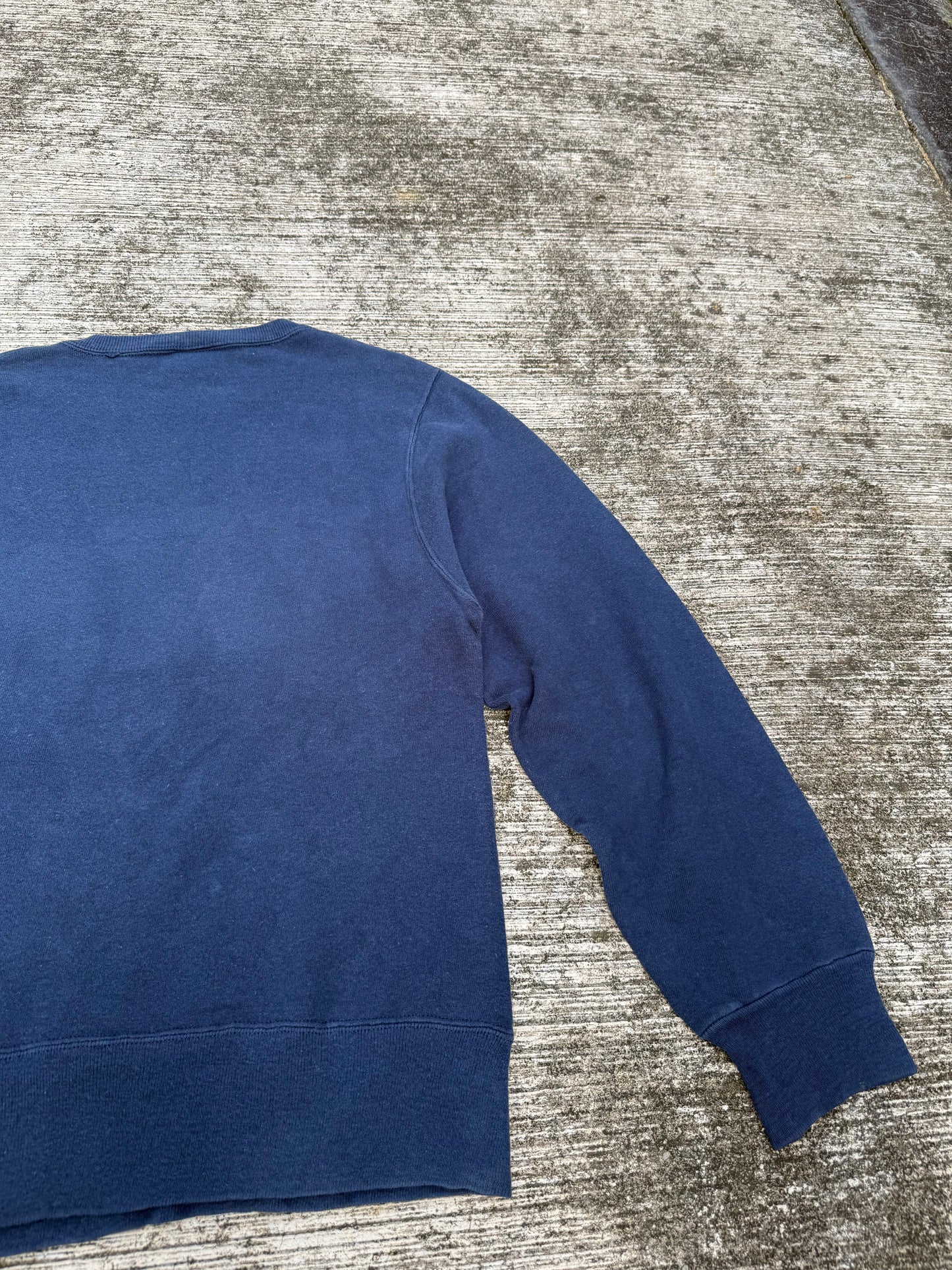 Vintage Champion Yale University Crewneck Sweatshirt Navy Blue