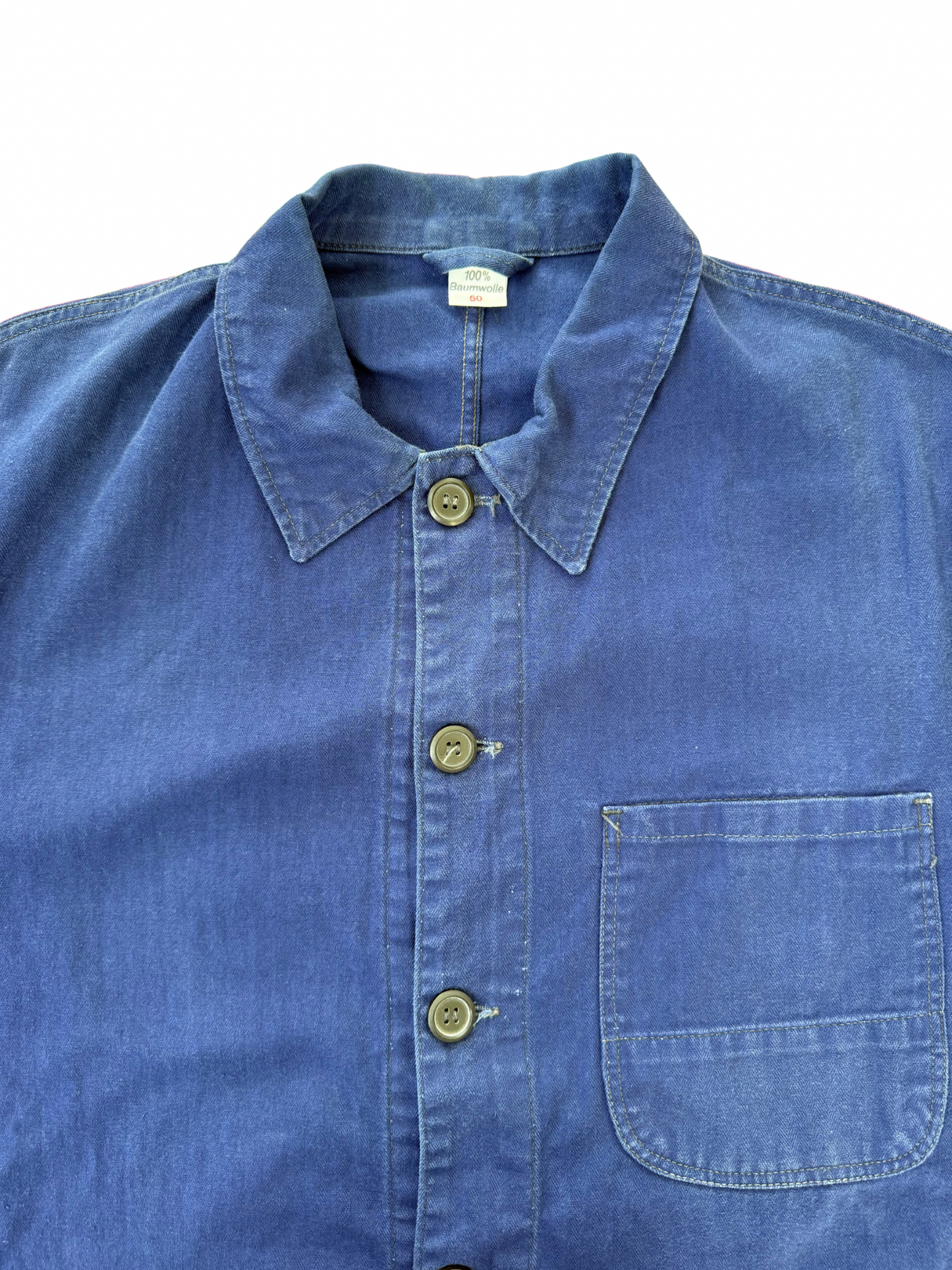 Vintage 1970s West German HBT Chore Jacket Sanfor