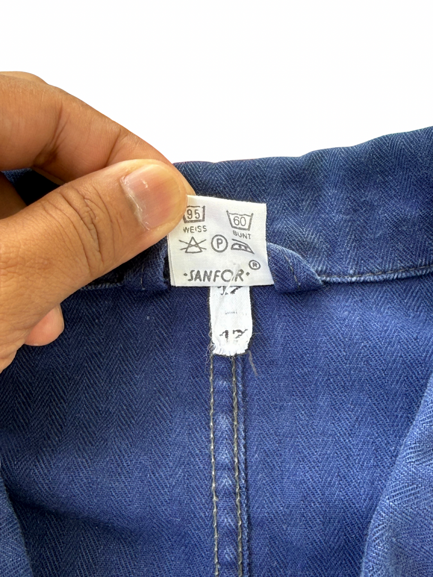 Vintage 1970s West German HBT Chore Jacket Sanfor