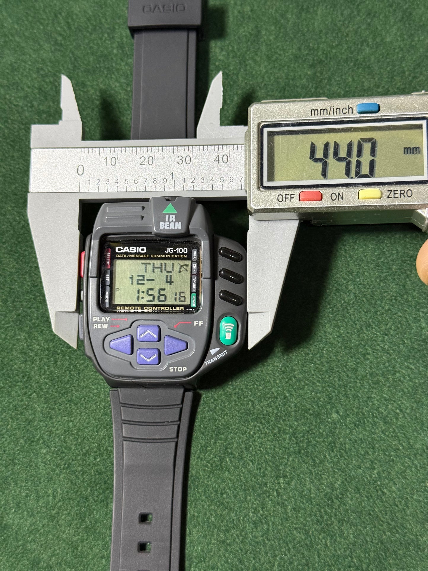 Vintage Casio JG-100 Remote Controller Digital Watch