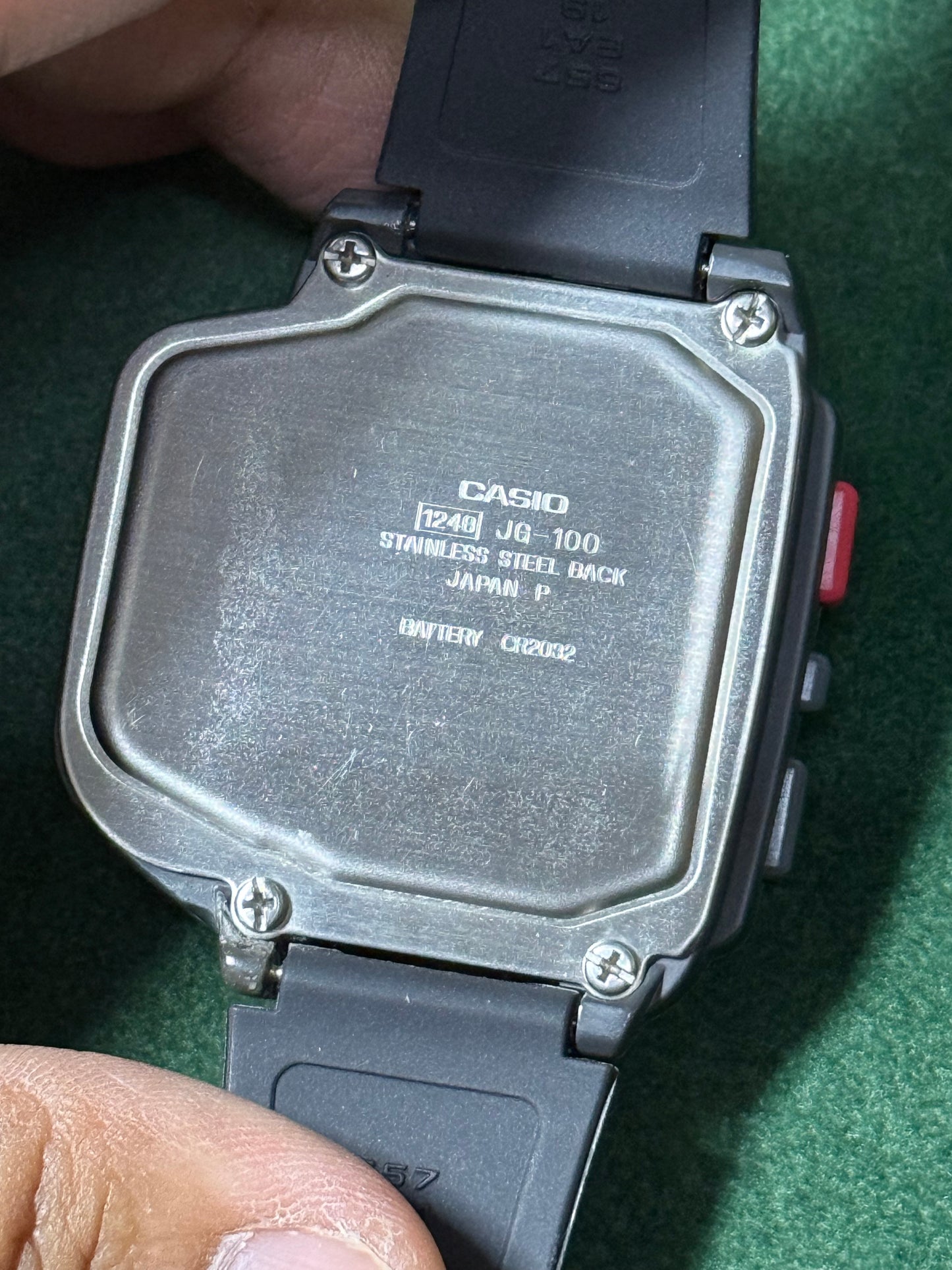 Vintage Casio JG-100 Remote Controller Digital Watch