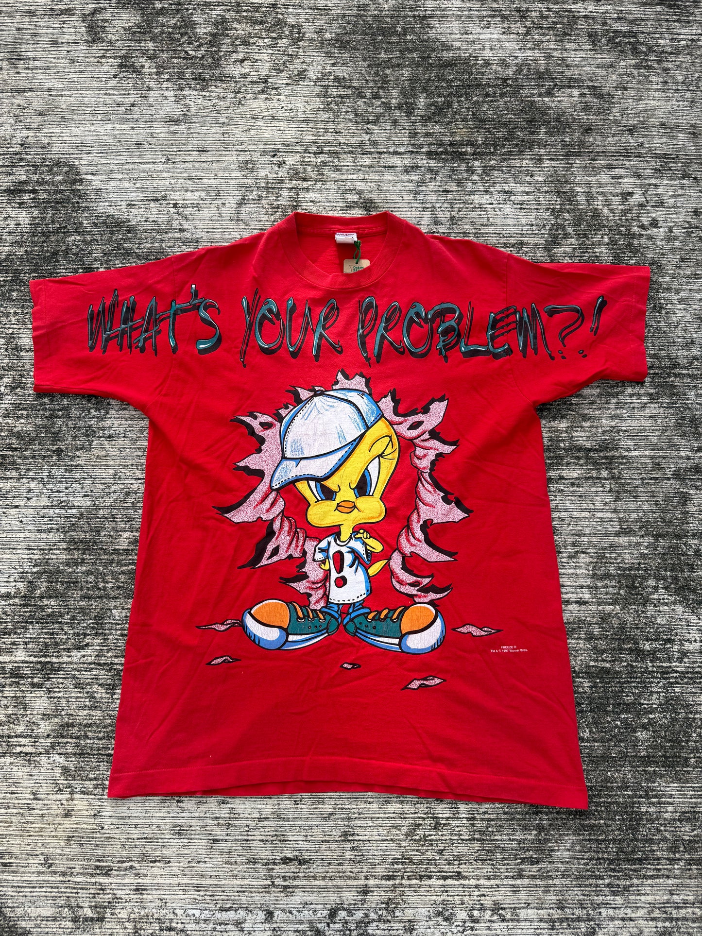 Vintage 1997 Tweety “What’s Your Problem?!” Looney Tunes T-Shirt