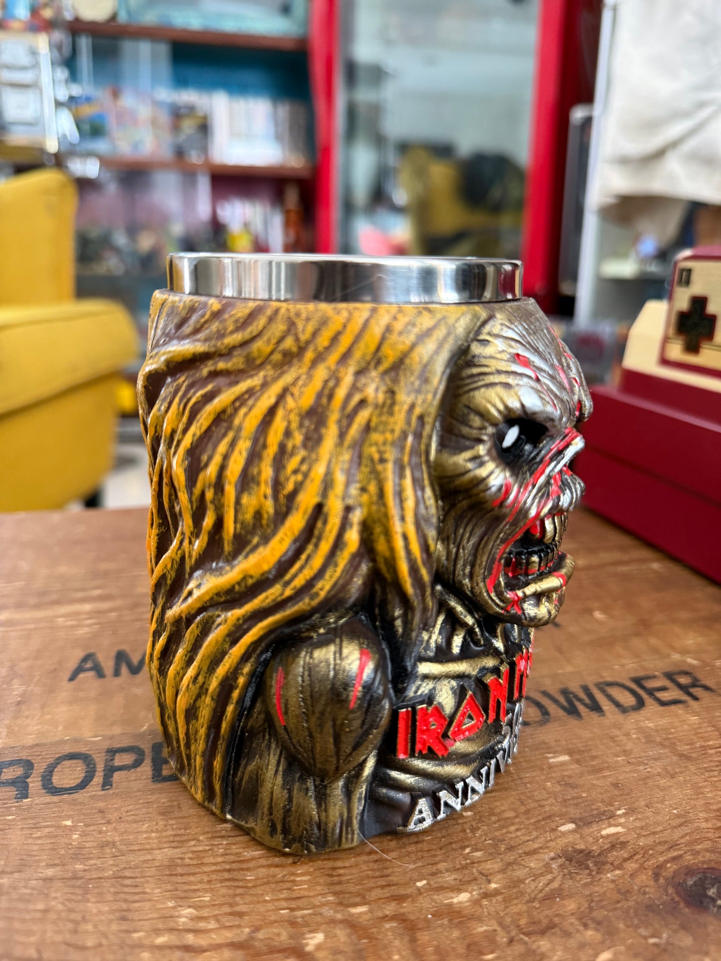 Iron Maiden Eddie 50th Anniversary Mug