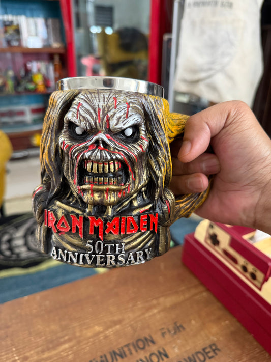 Iron Maiden Eddie 50th Anniversary Mug