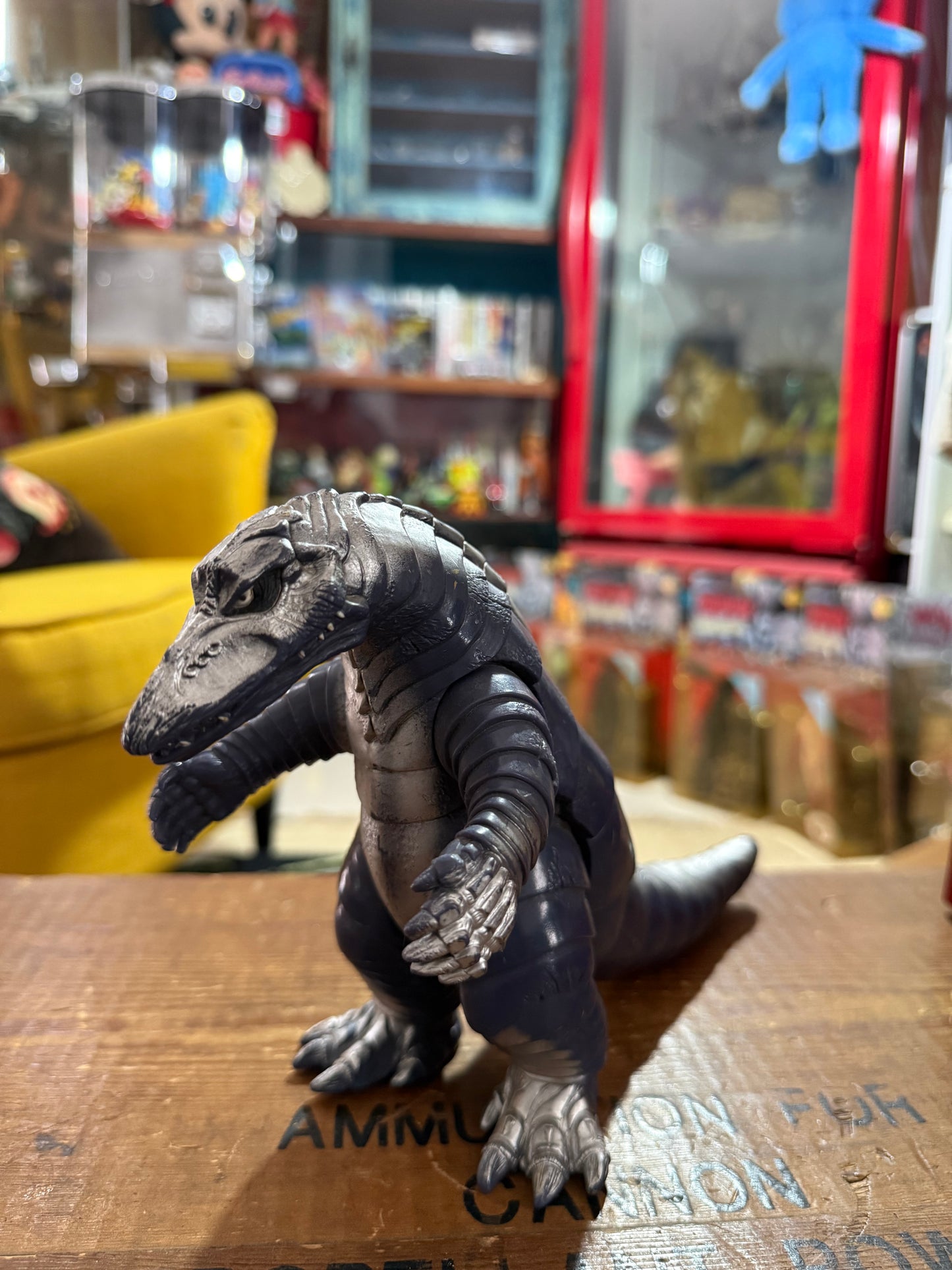 Vintage Bandai 1994 Powered Telesdon Ultraman Kaiju Figure 7” Japan