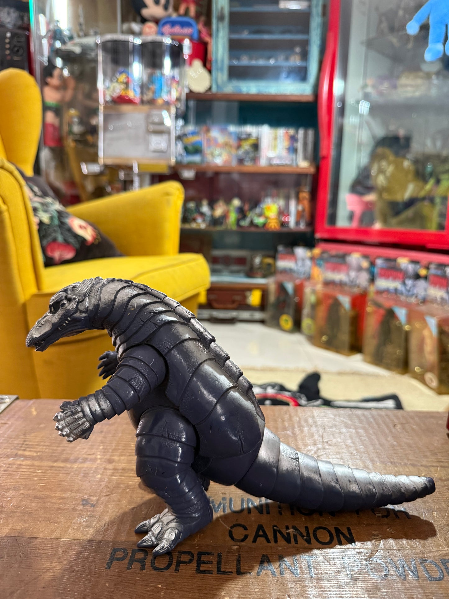 Vintage Bandai 1994 Powered Telesdon Ultraman Kaiju Figure 7” Japan