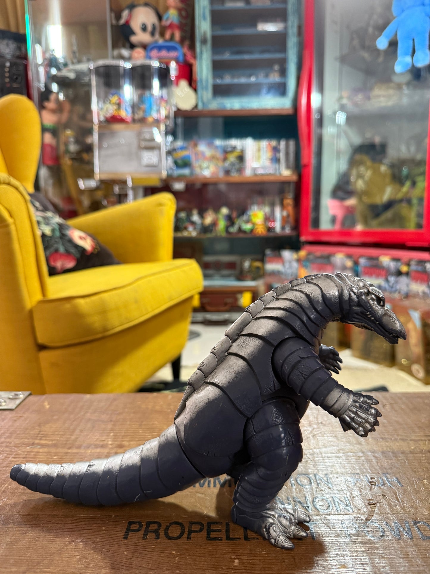 Vintage Bandai 1994 Powered Telesdon Ultraman Kaiju Figure 7” Japan