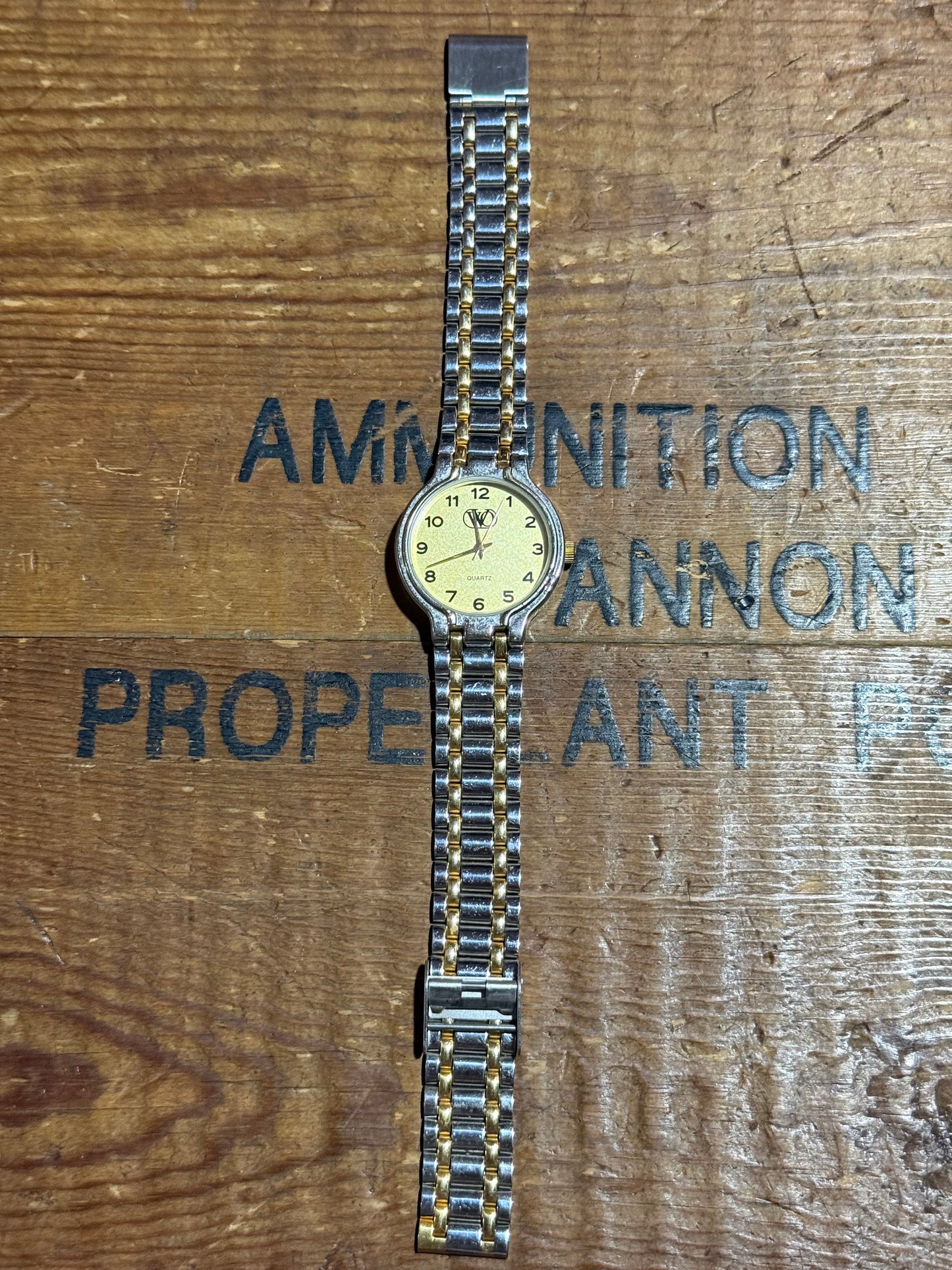 Vintage Two Tone Analogue Watch