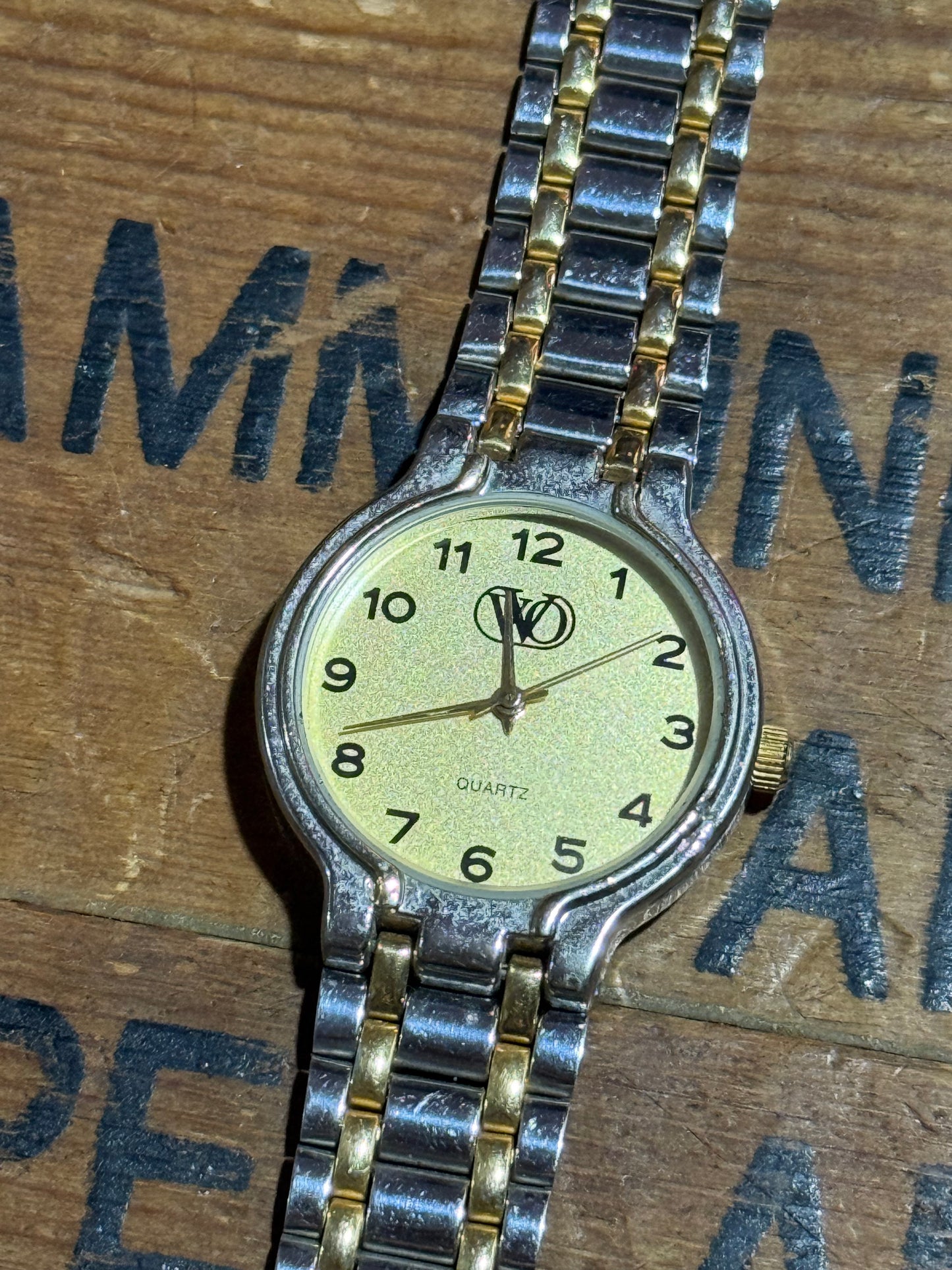 Vintage Two Tone Analogue Watch