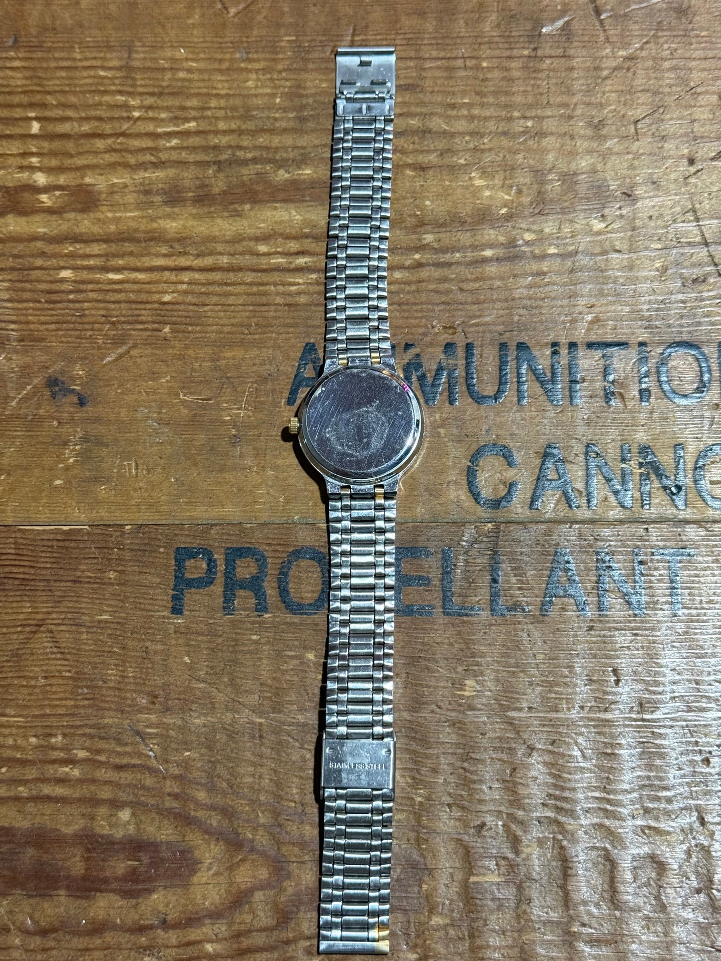 Vintage Two Tone Analogue Watch