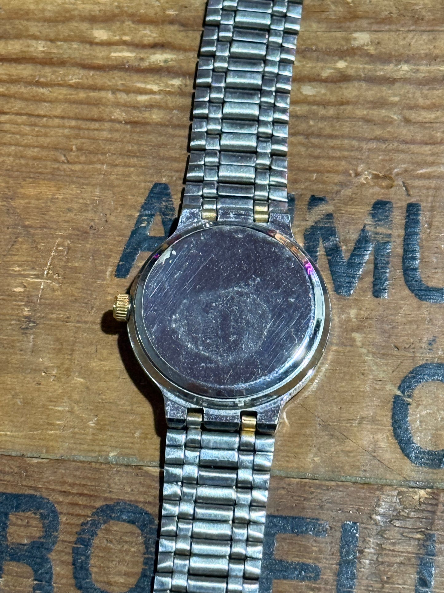 Vintage Two Tone Analogue Watch