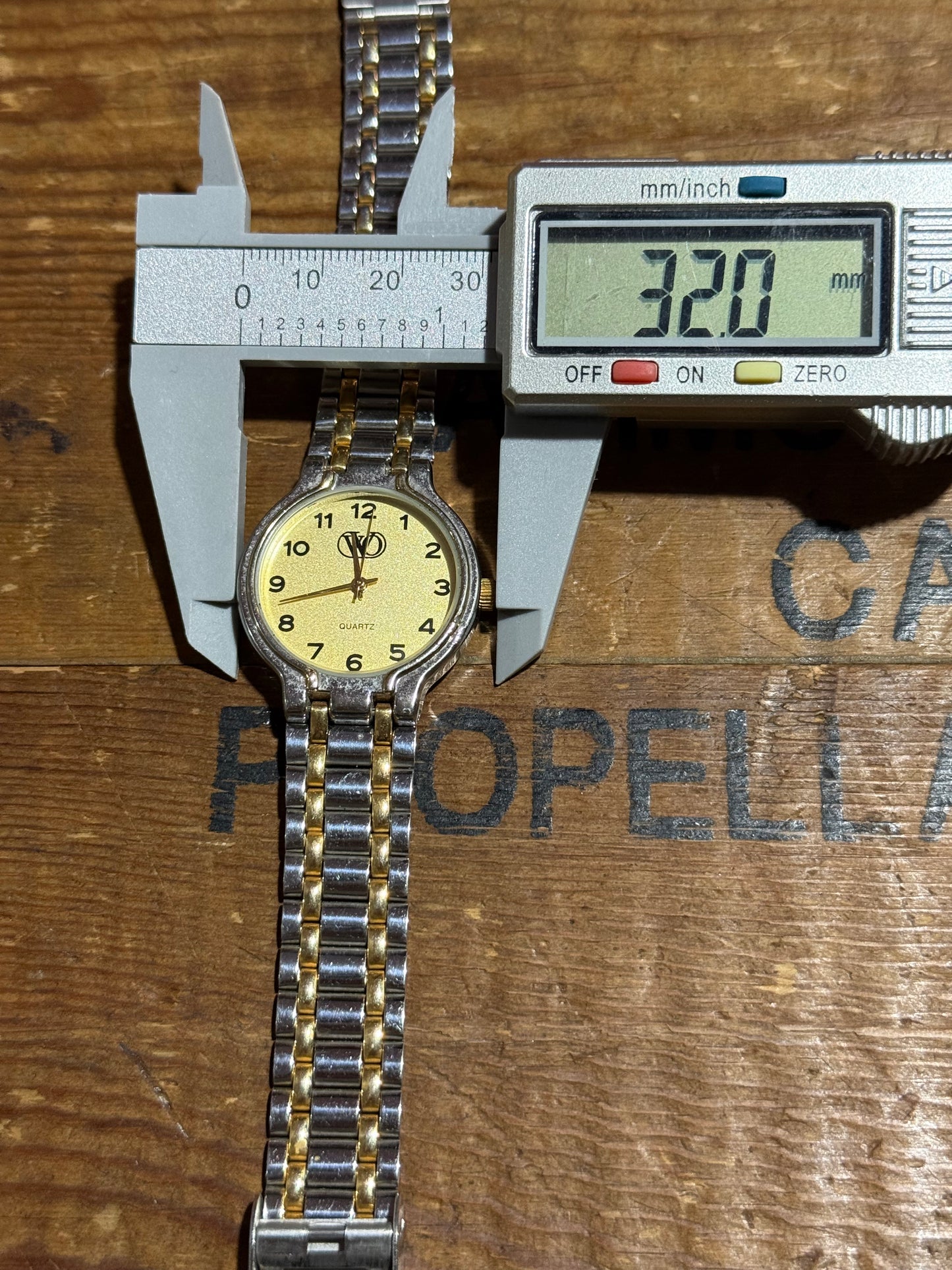 Vintage Two Tone Analogue Watch