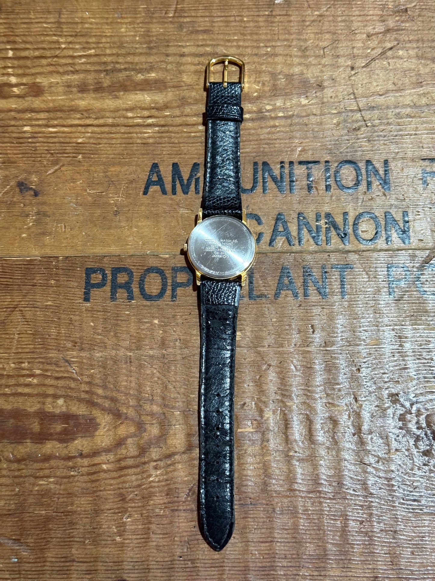 Vintage Citizen Japan Black & White Dog Graphic