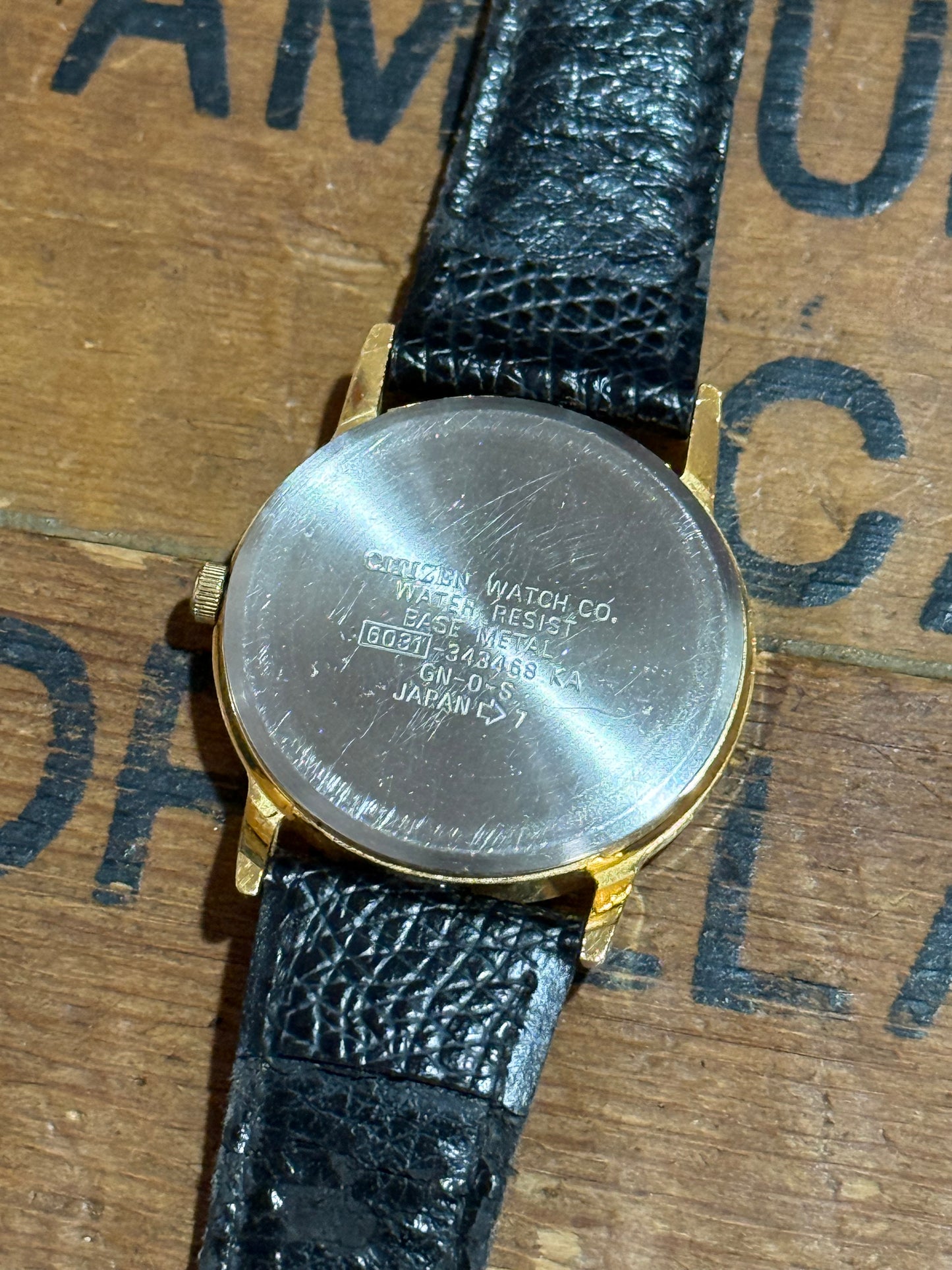 Vintage Citizen Japan Black & White Dog Graphic