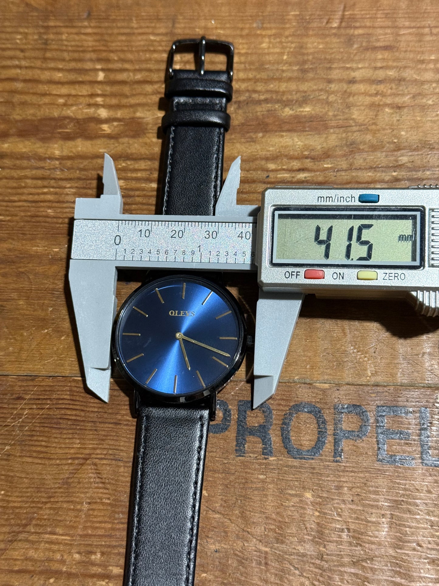 Olevs Blue Dial Watch