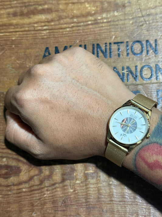 Polo Club Britannia Gold Tone Watch