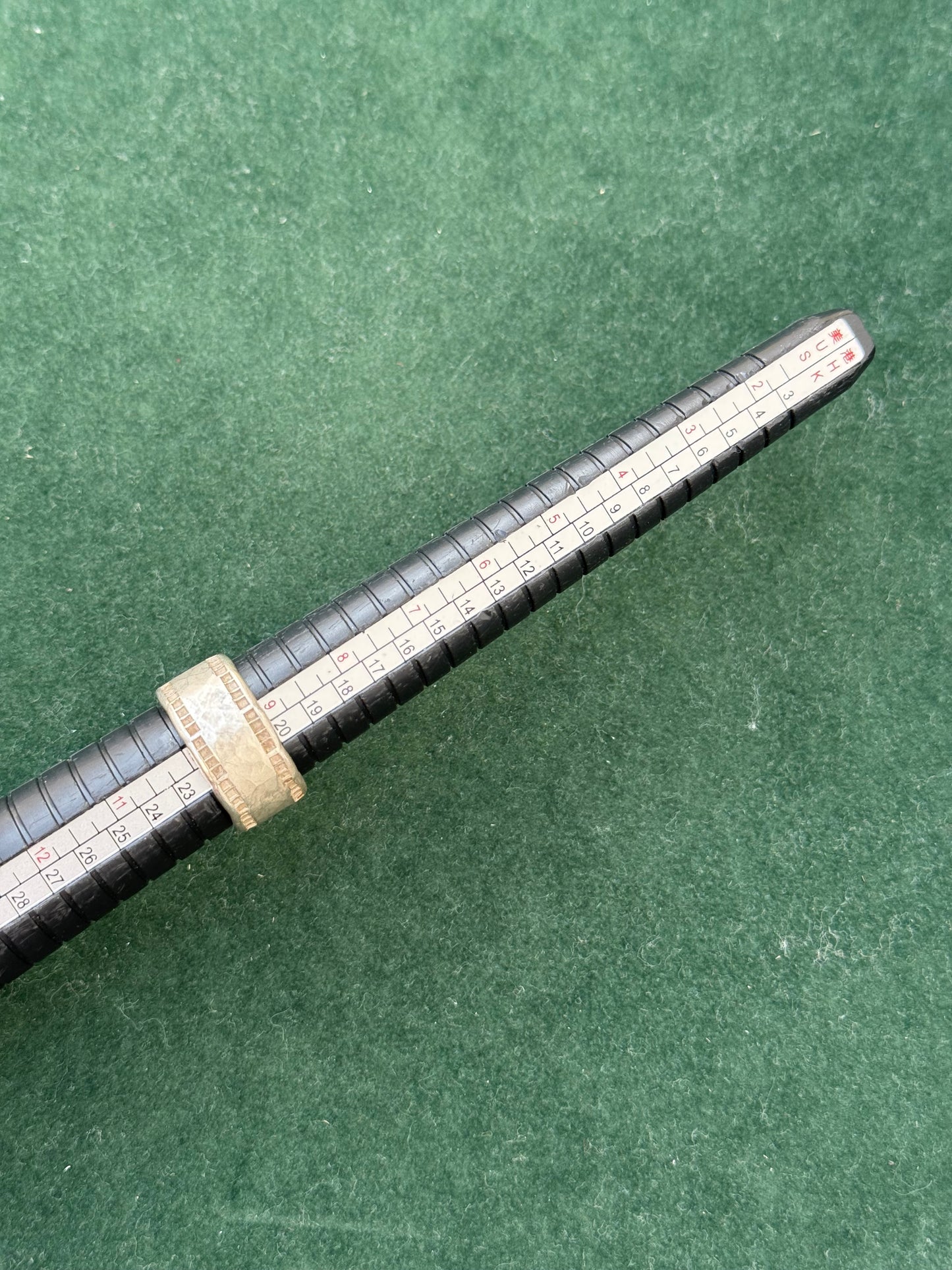 Animal Warning Japan Wide Sterling Silver Band Ring – Textured Design