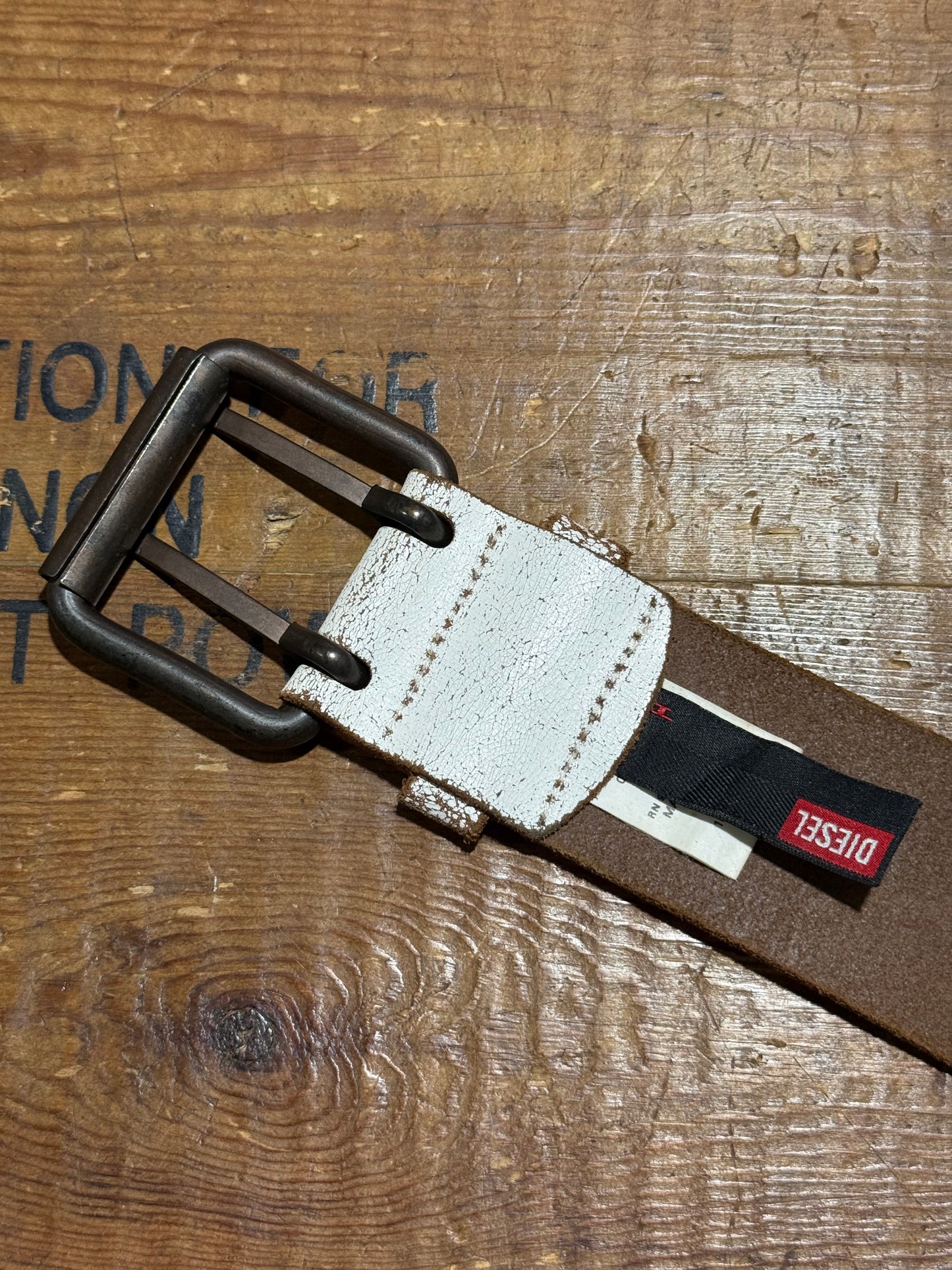 Diesel Made In Italy Leather Belt
