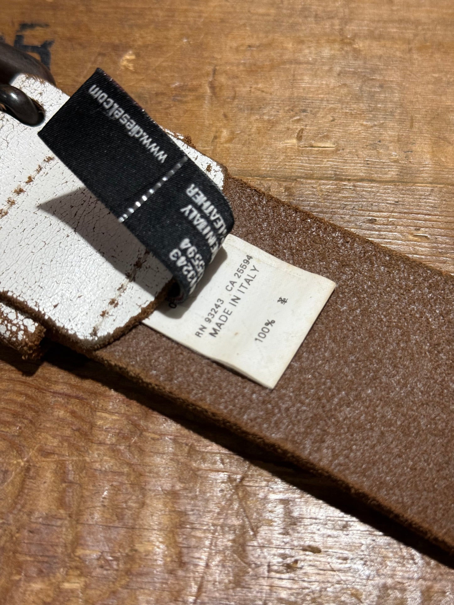 Diesel Made In Italy Leather Belt