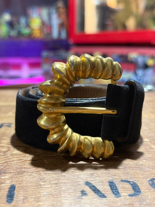 Vintage DKNY Leather Belt Made In Italy