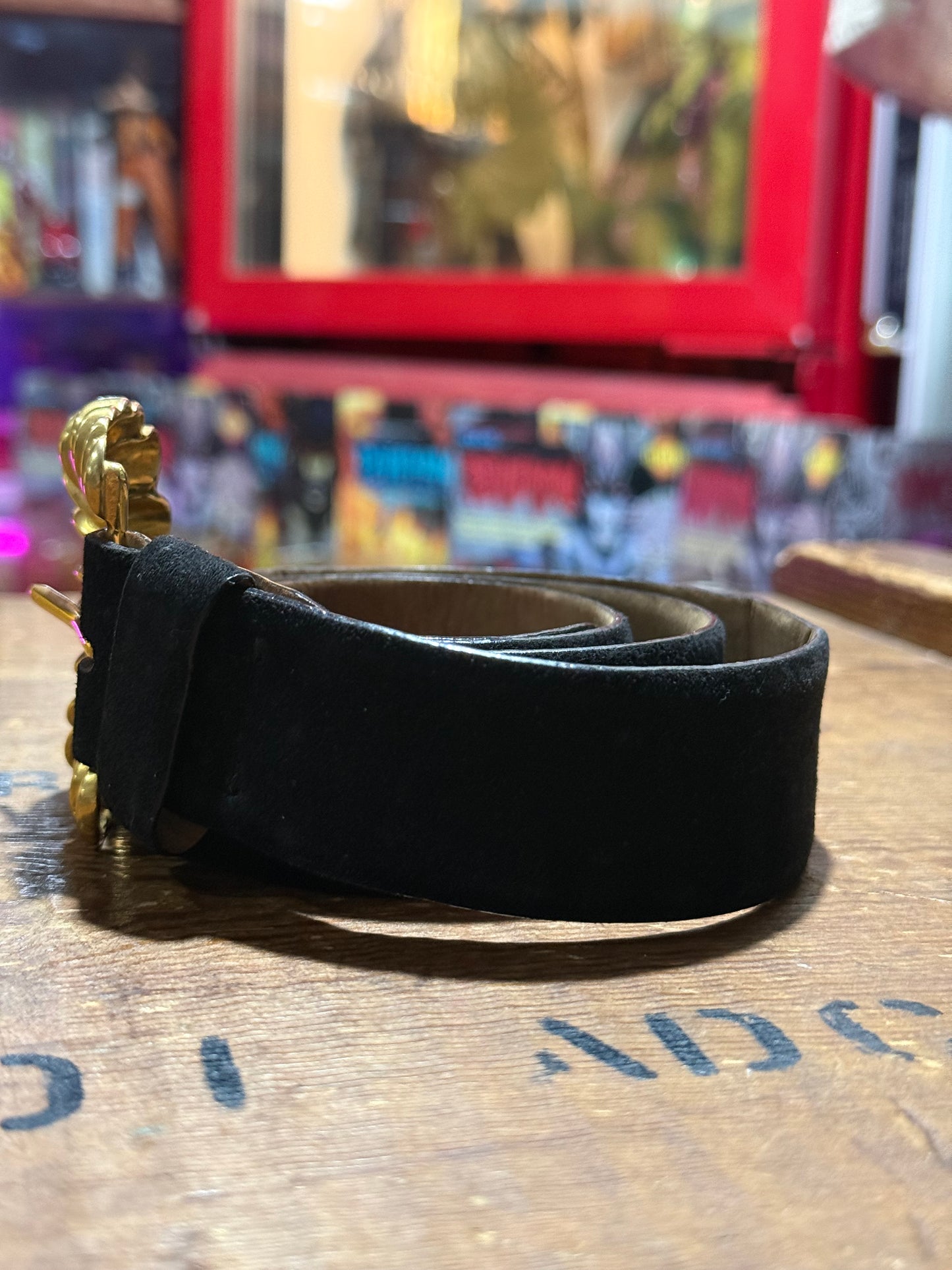 Vintage DKNY Leather Belt Made In Italy