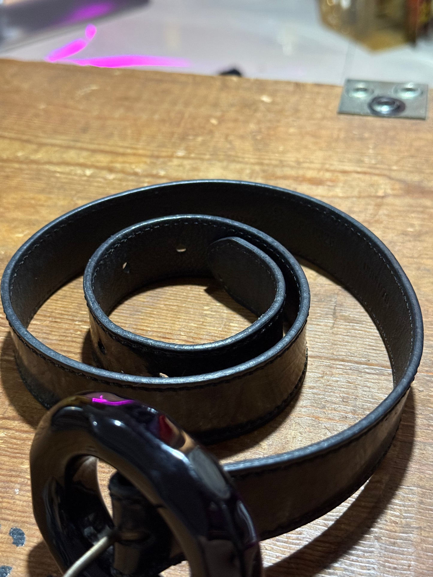 Fendi Womens Leather Belt Made In Italy