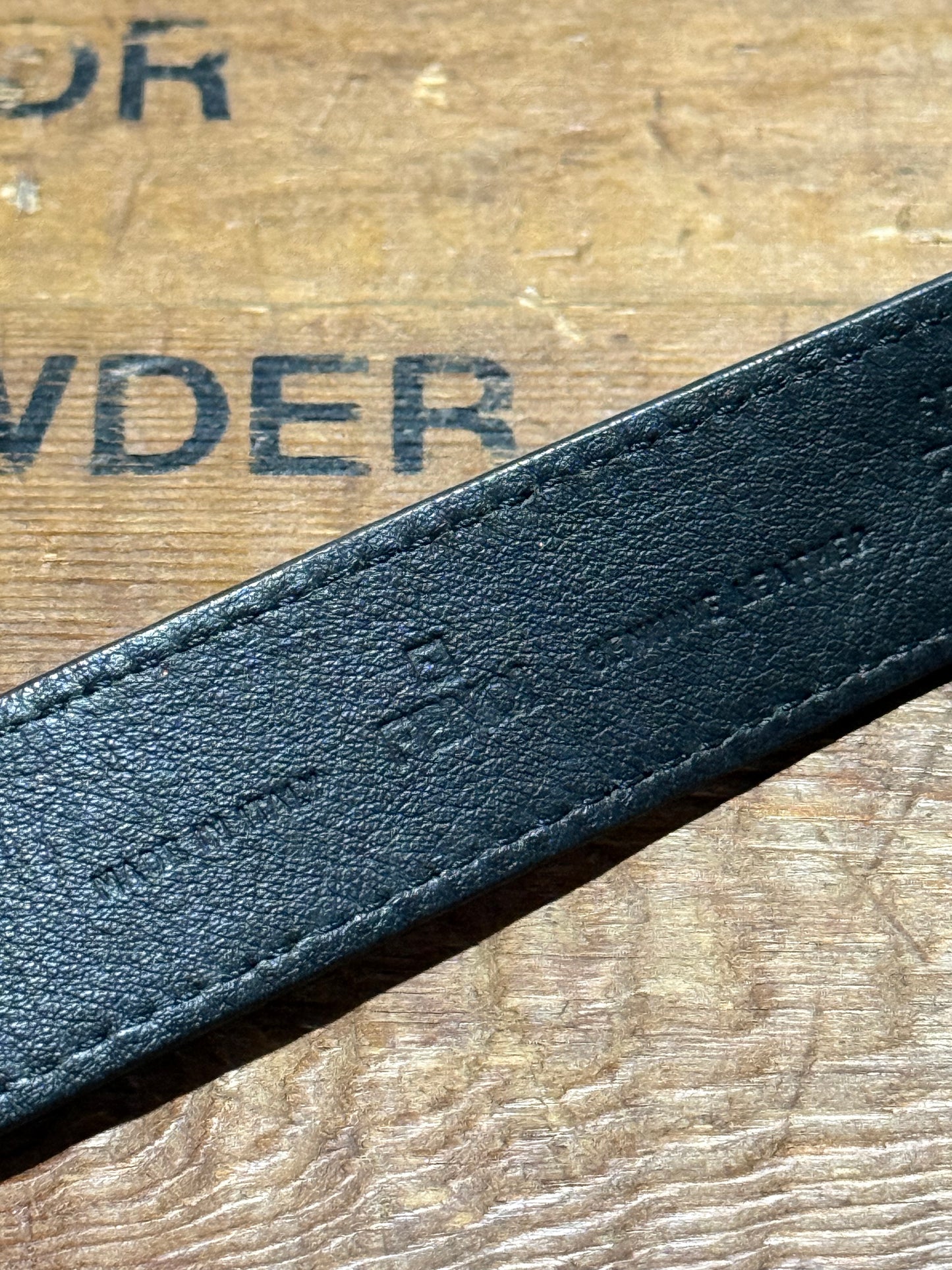 Fendi Womens Leather Belt Made In Italy