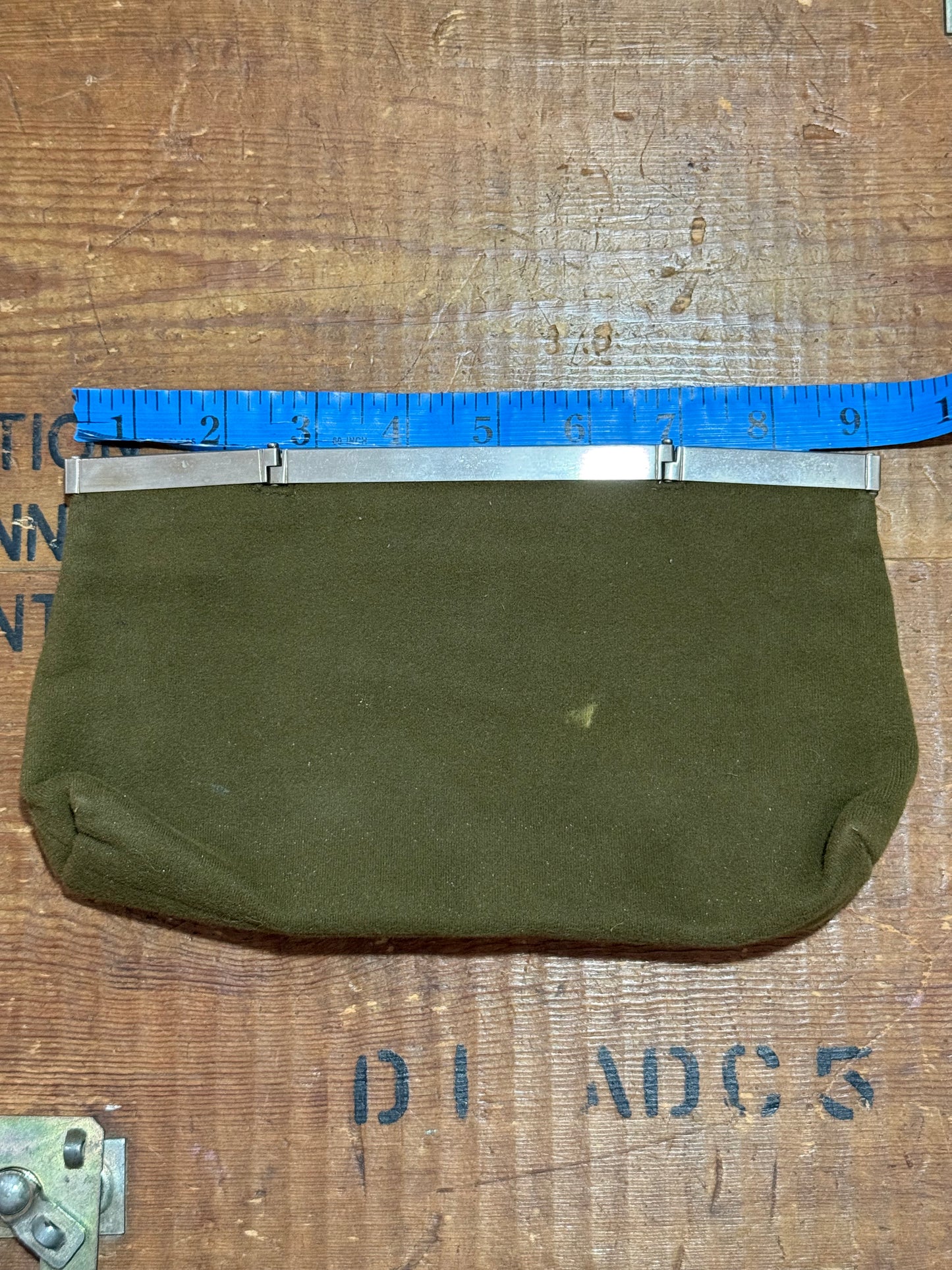 Vintage Salvatore Ferragamo Gancini Frame Clutch Bag Italy