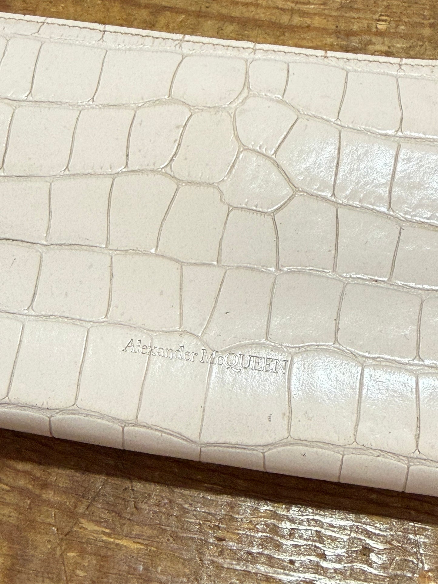Alexander McQUEEN Leather Long Wallet