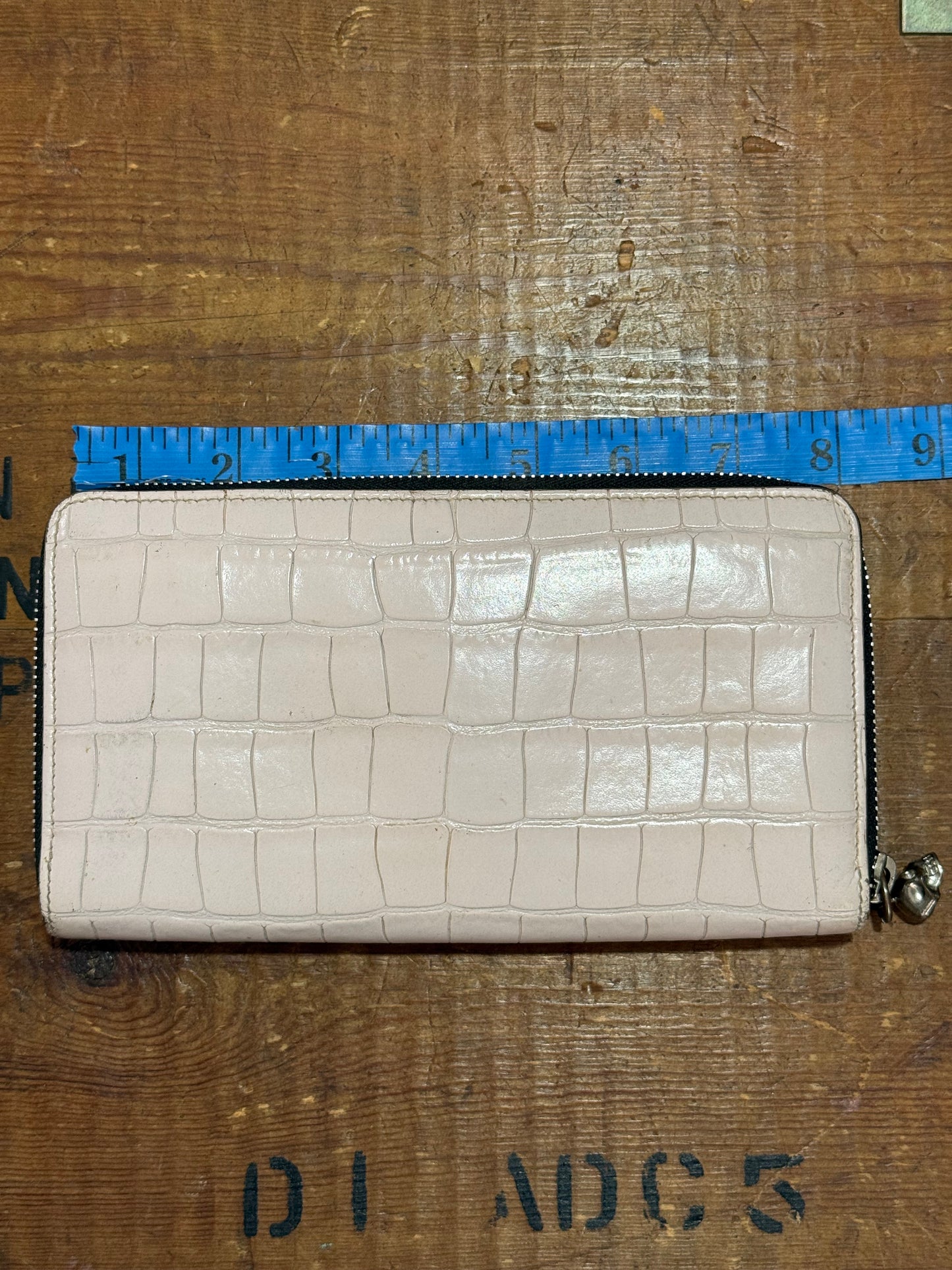 Alexander McQUEEN Leather Long Wallet