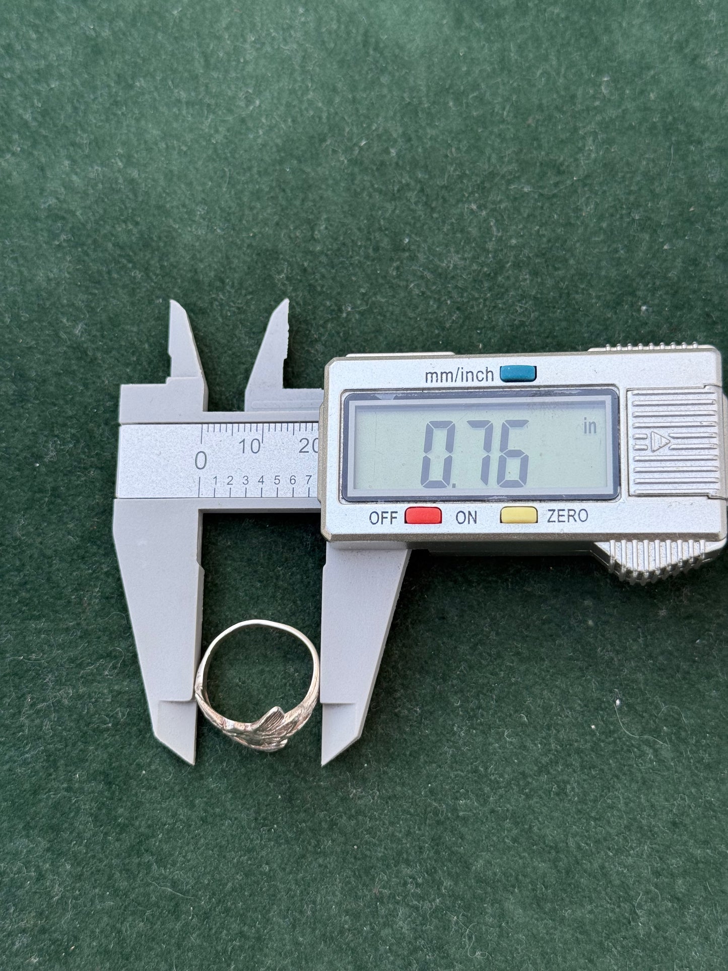 Vintage Sterling Silver Fairy Ring – Fantasy Pixie Design