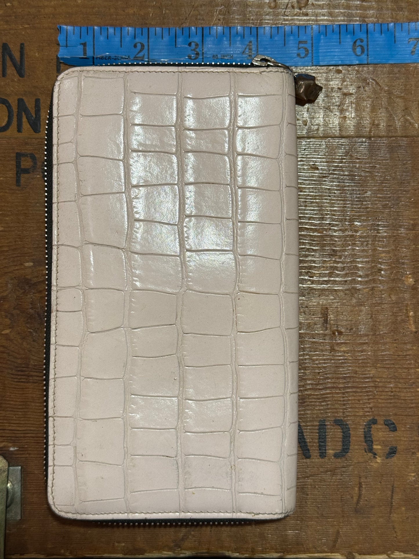 Alexander McQUEEN Leather Long Wallet