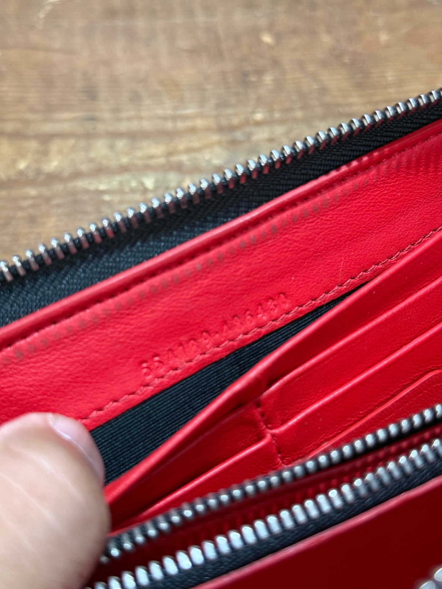 Alexander McQUEEN Leather Long Wallet