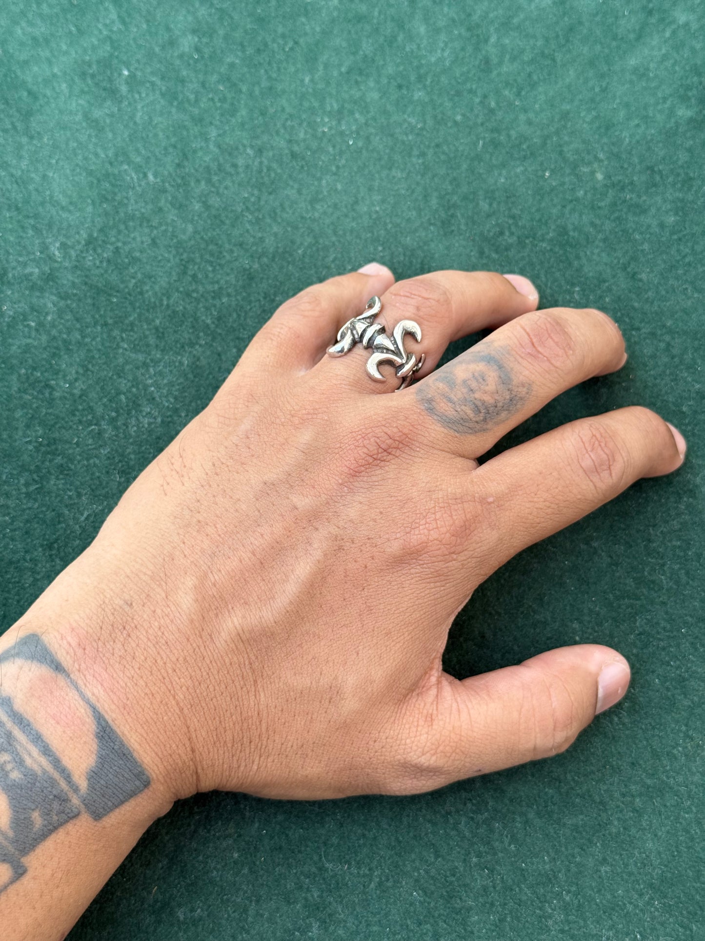 Sterling Silver Tribal Scorpion Ring Gothic Biker Punk Y2K